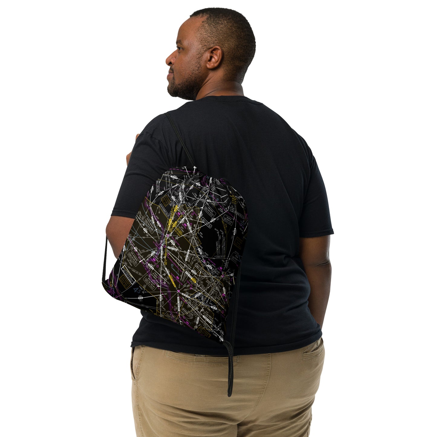 Enroute Low Altitude Chart (ELUS3) drawstring bag (invert)