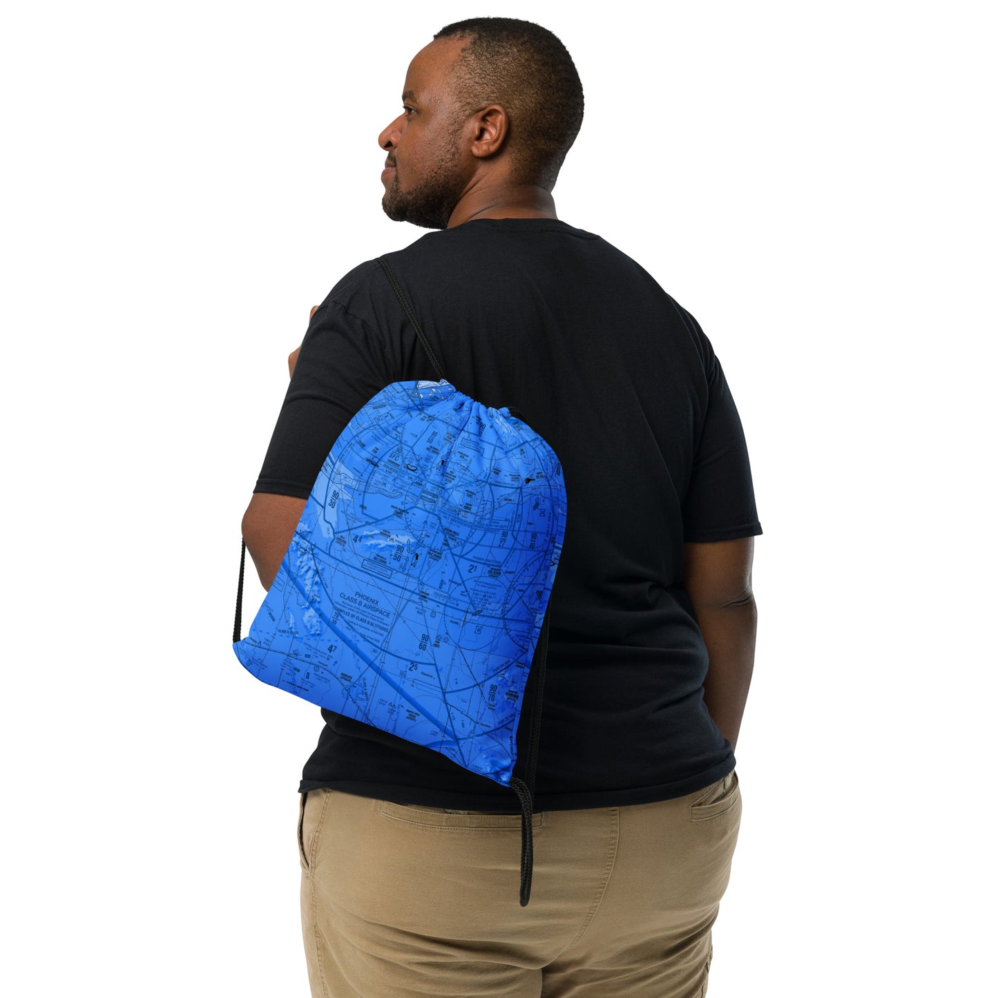 Phoenix TAC Chart drawstring bag (blue)