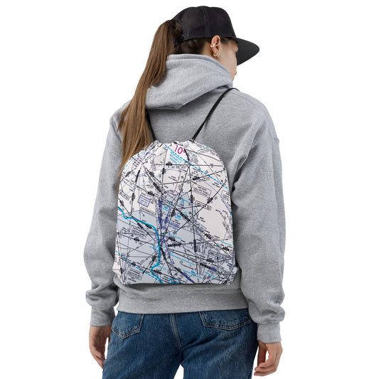 Enroute Low Altitude Chart drawstring bag (ELUS3/white)
