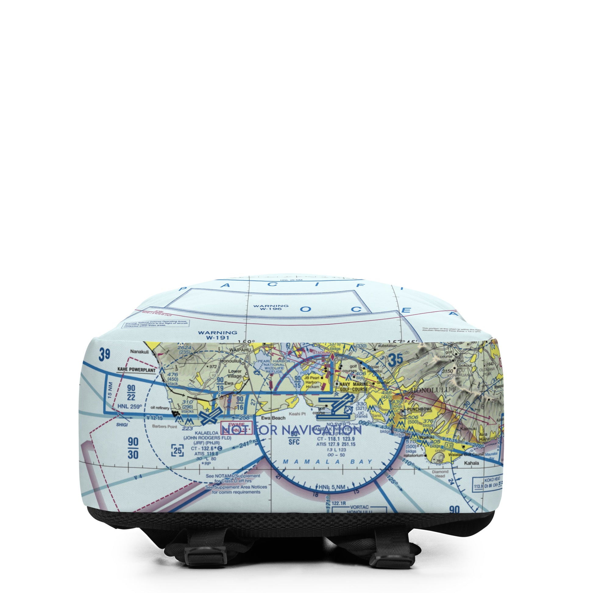 Honolulu Sectional Chart Minimalist Backpack