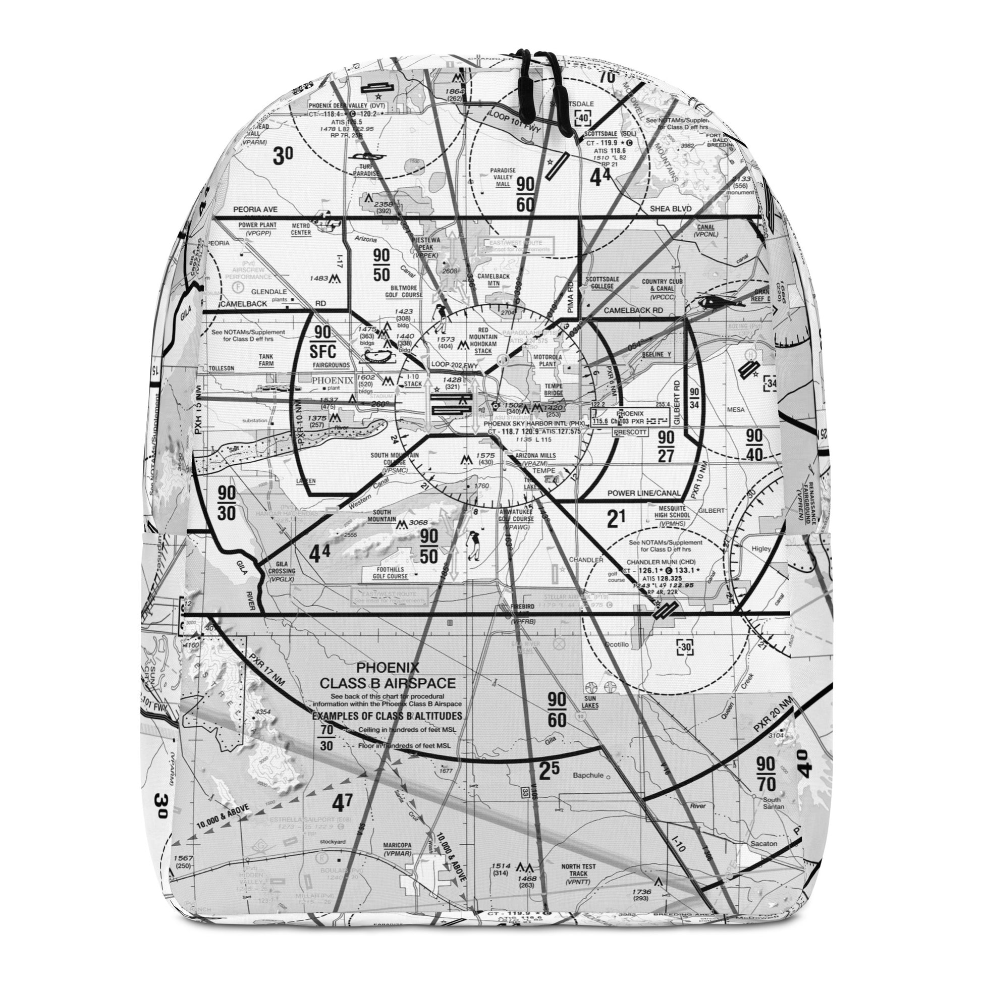 Phoenix TAC Chart (b&w) Minimalist Backpack