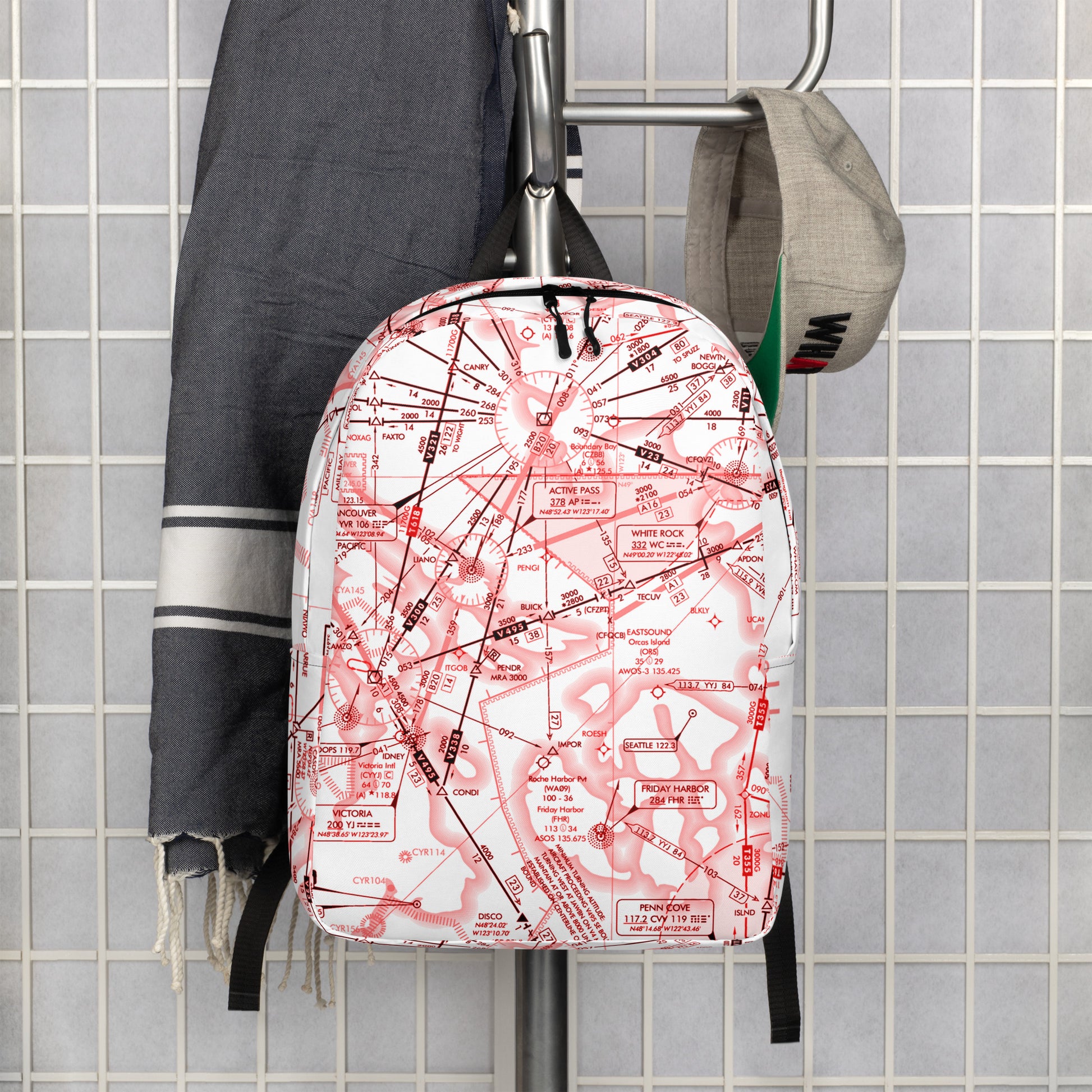 Enroute Low Altitude (ELUS1) Minimalist Backpack (red&white)