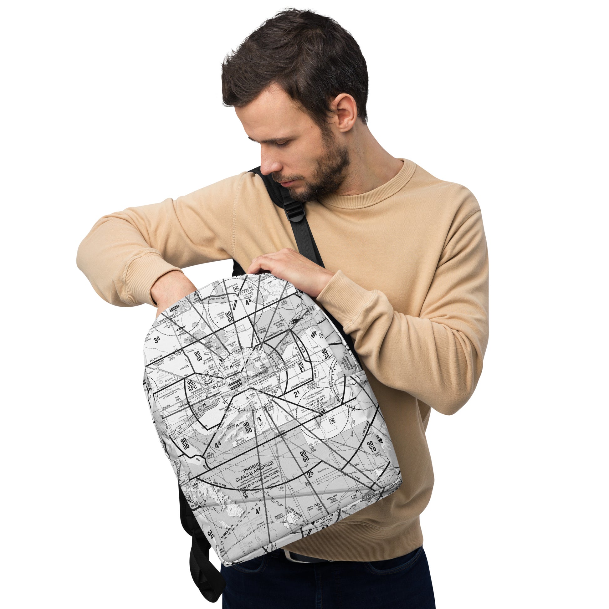 Phoenix TAC Chart (b&w) Minimalist Backpack