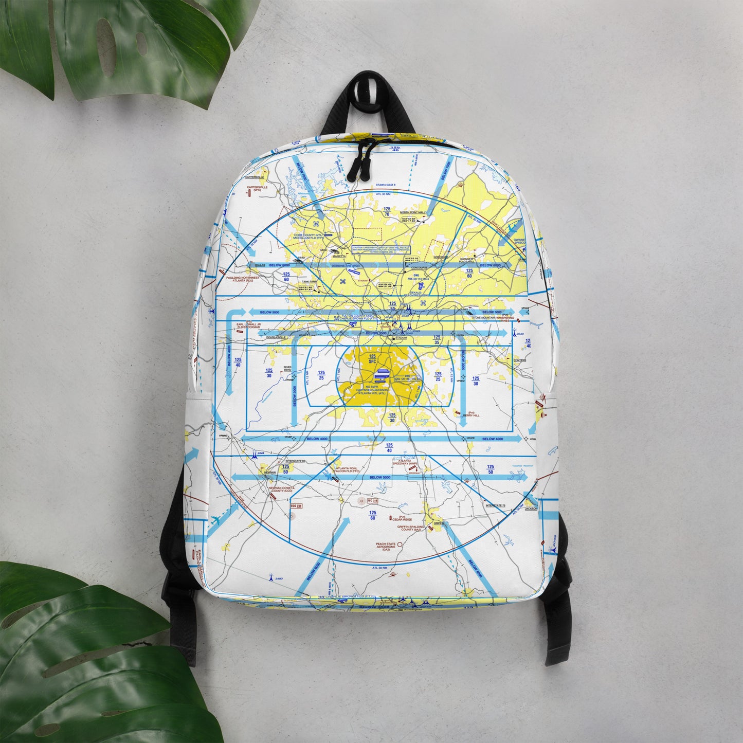 Atlanta Flyway Chart - Minimalist Backpack