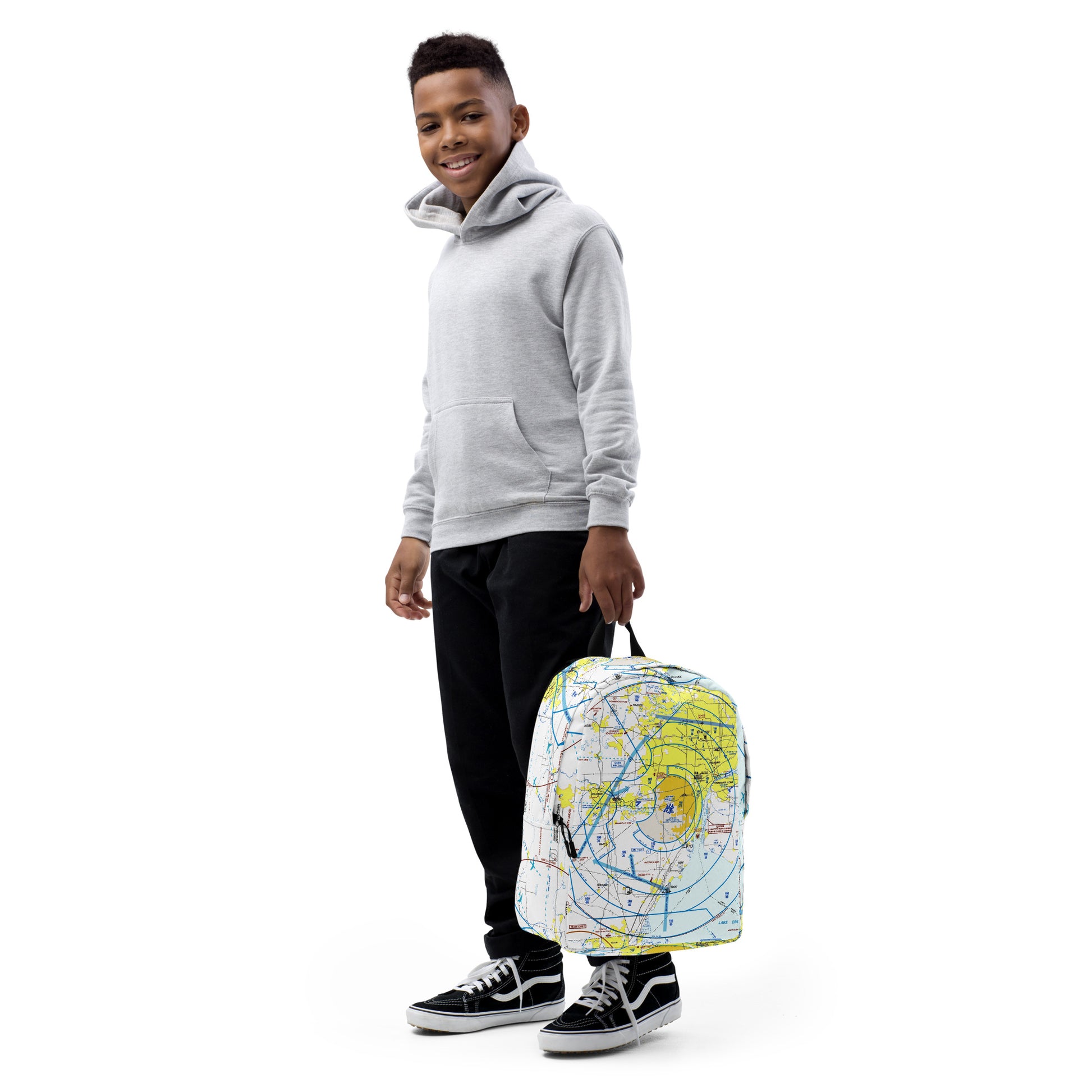 Detroit Flyway Chart Minimalist Backpack