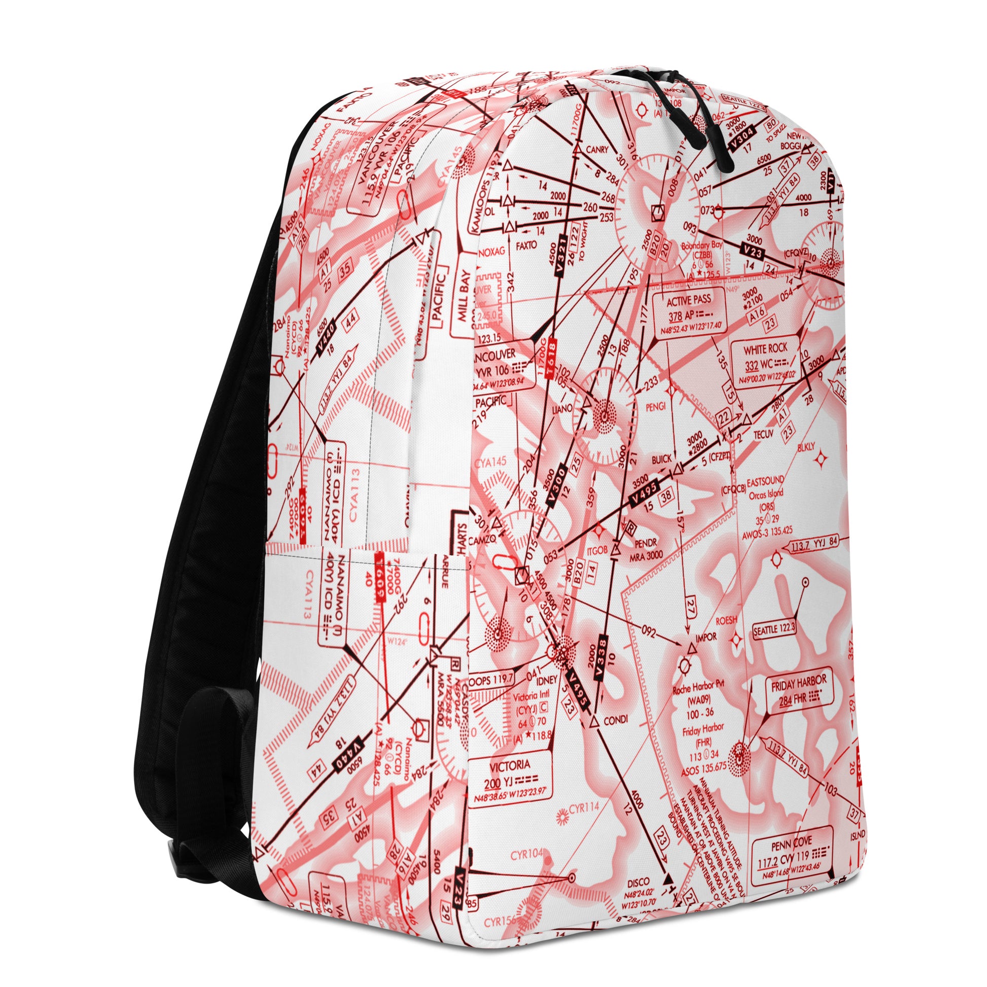 Enroute Low Altitude (ELUS1) Minimalist Backpack (red&white)