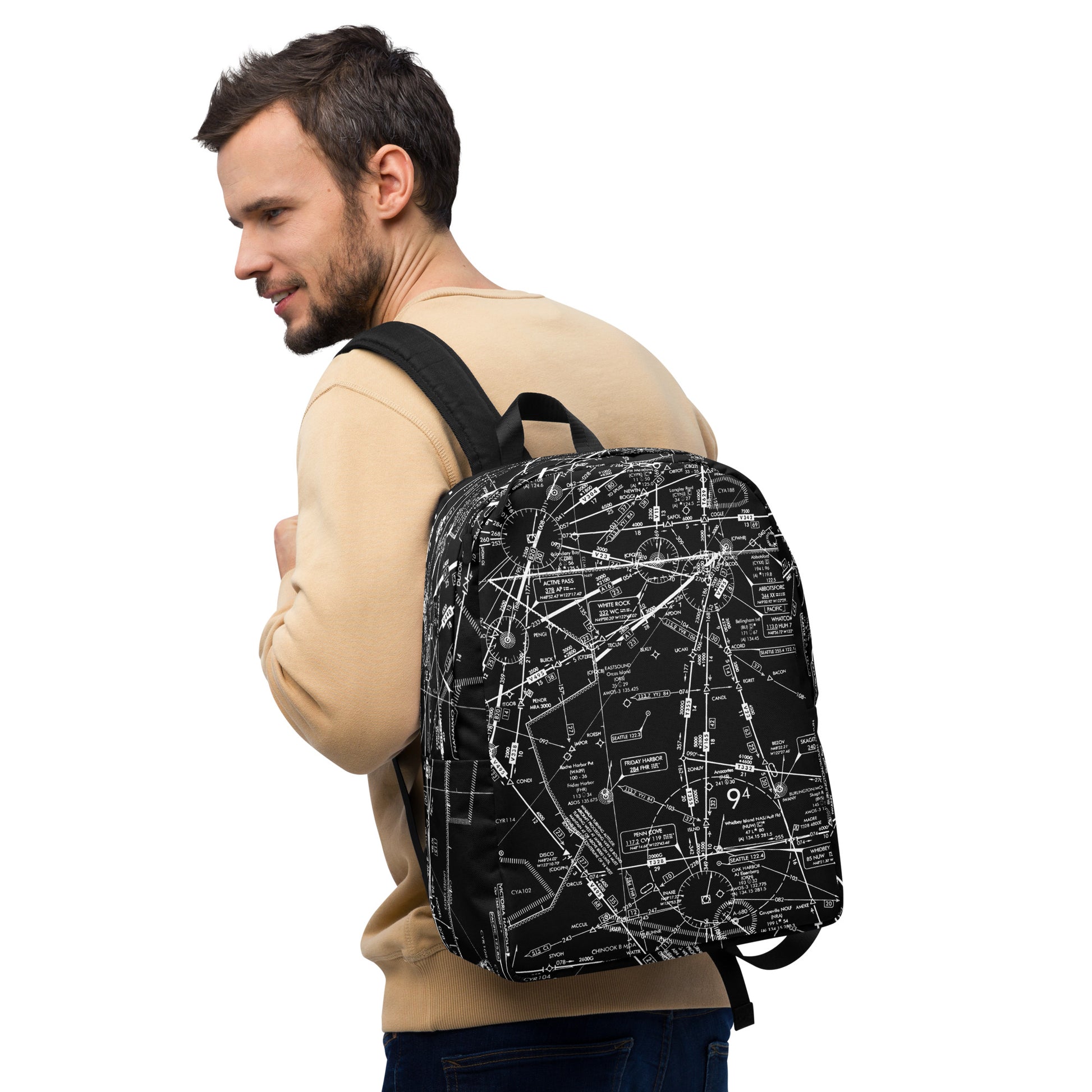 Enroute Low Altitude (ELUS1) Minimalist Backpack (b&w)