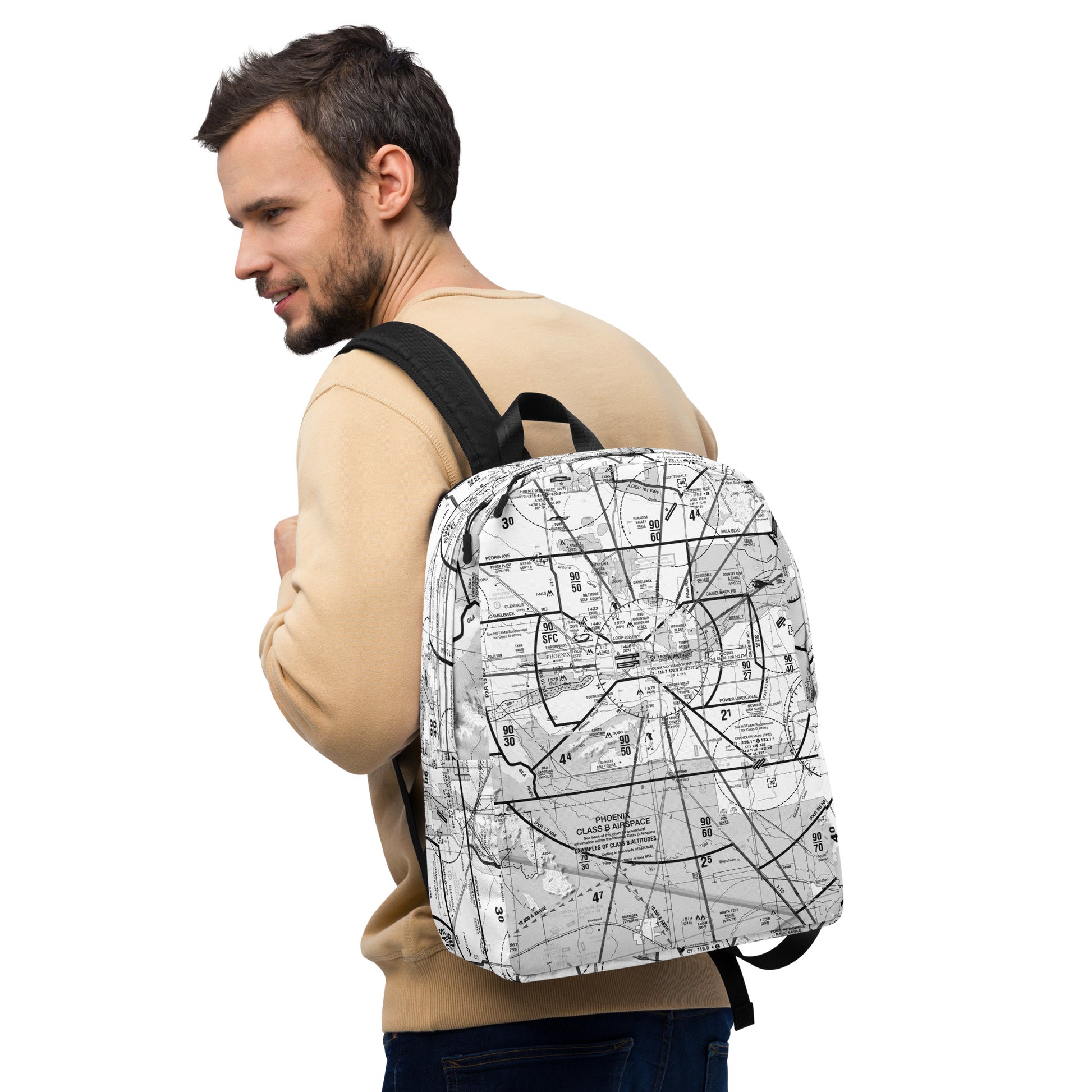 Phoenix TAC Chart (b&w) Minimalist Backpack