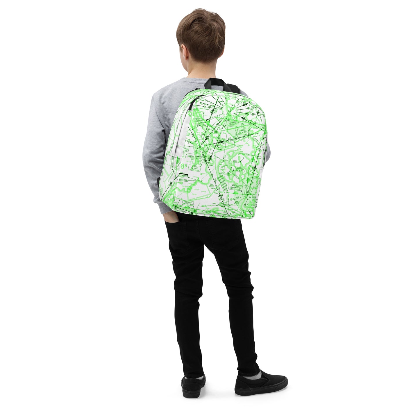 Enroute Low Altitude (ELUS1) - Minimalist Backpack (green&white)