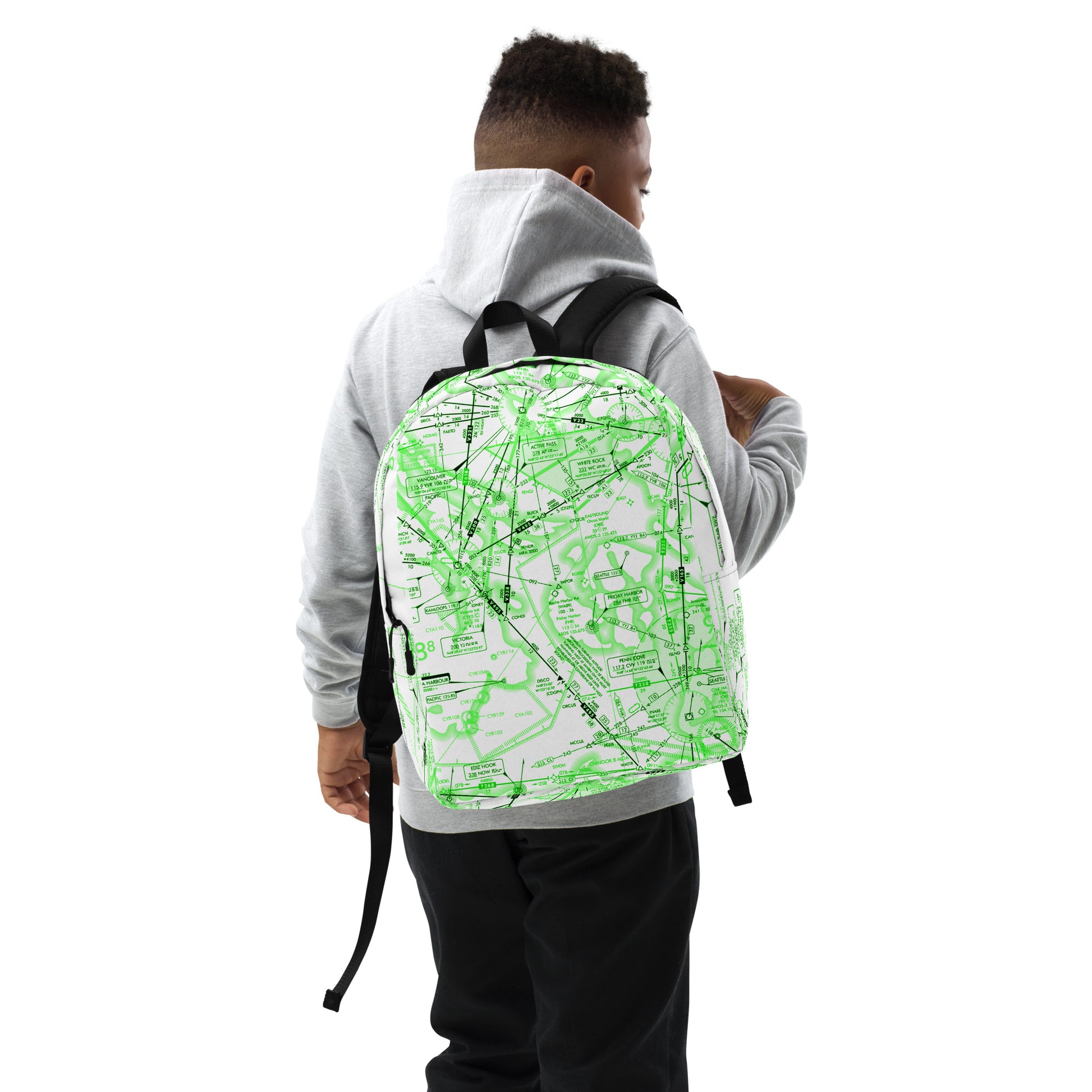 Enroute Low Altitude (ELUS1) - Minimalist Backpack (green&white)