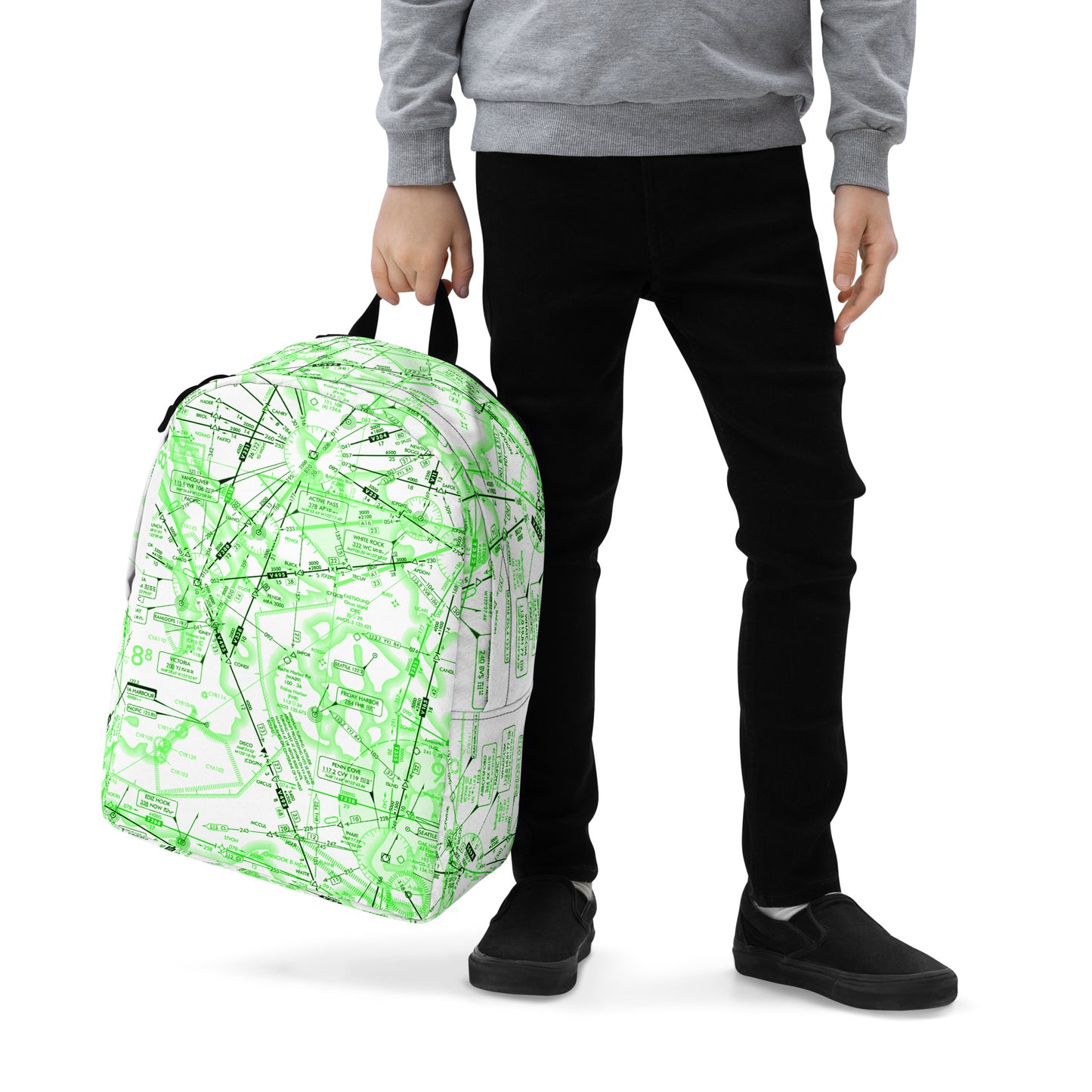 Enroute Low Altitude (ELUS1) - Minimalist Backpack (green&white)