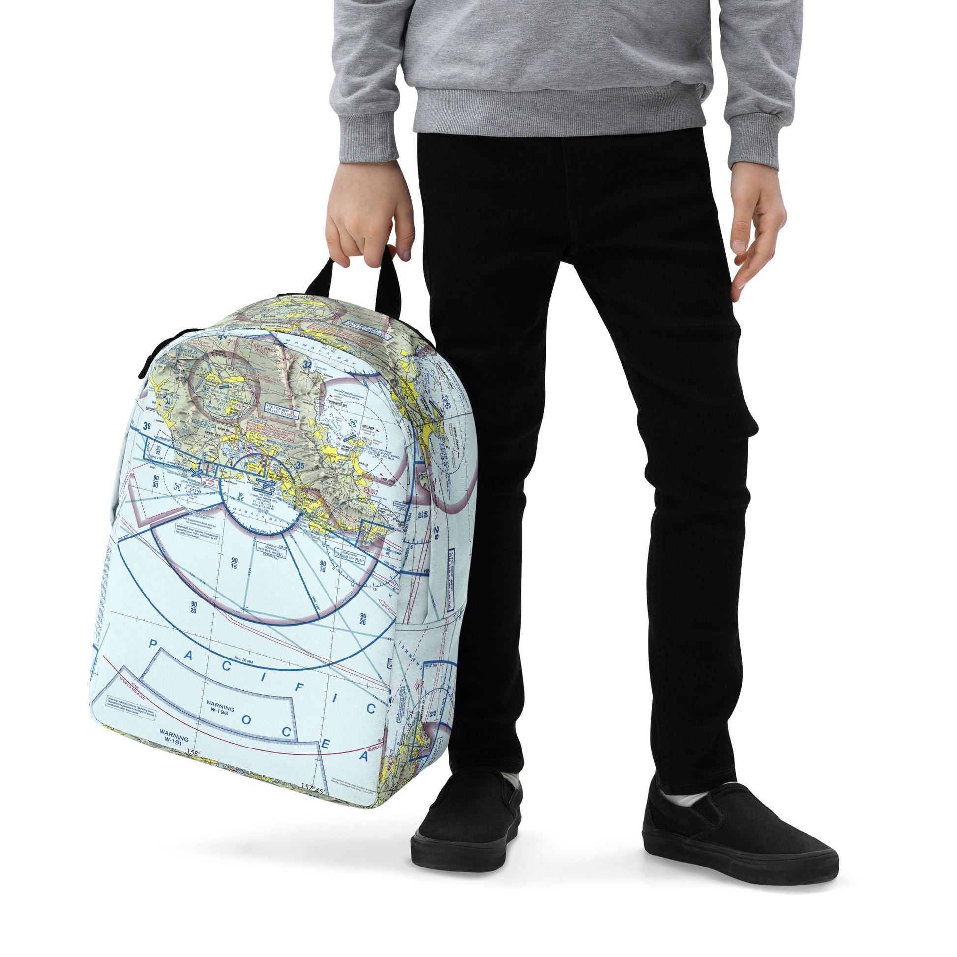 Honolulu Sectional Chart Minimalist Backpack