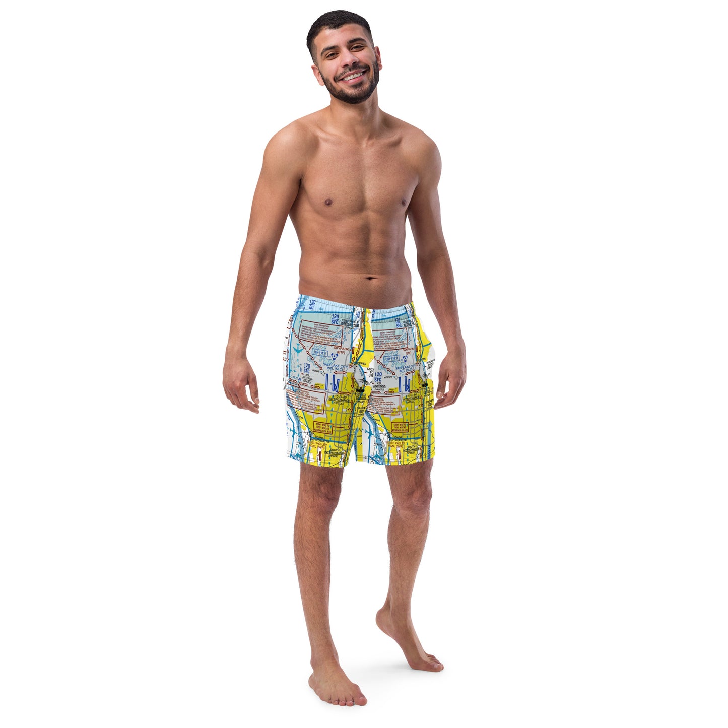 Salt Lake City Flyway Chart - men's swim trunks