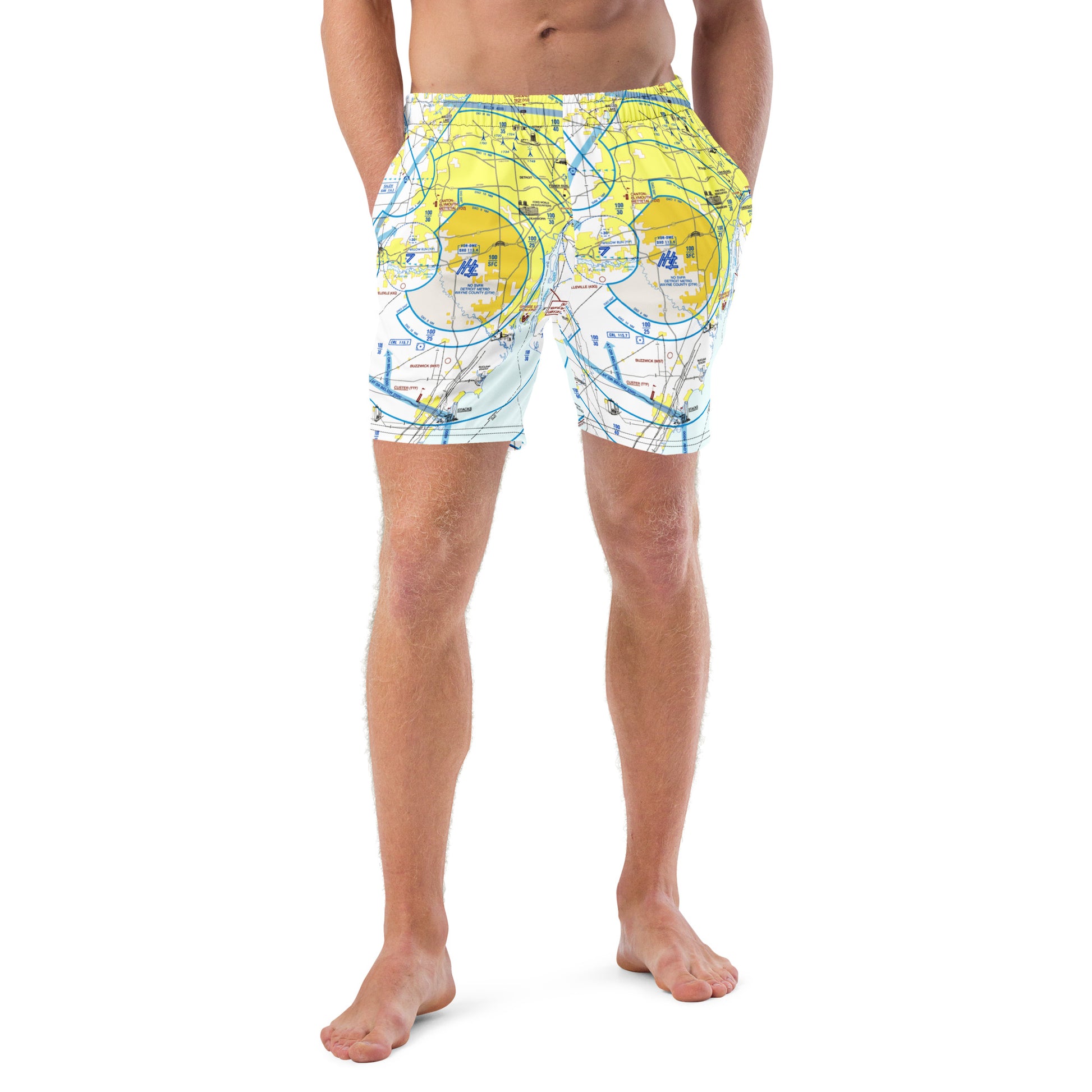 Detroit Flyway Chart - men's swim trunks
