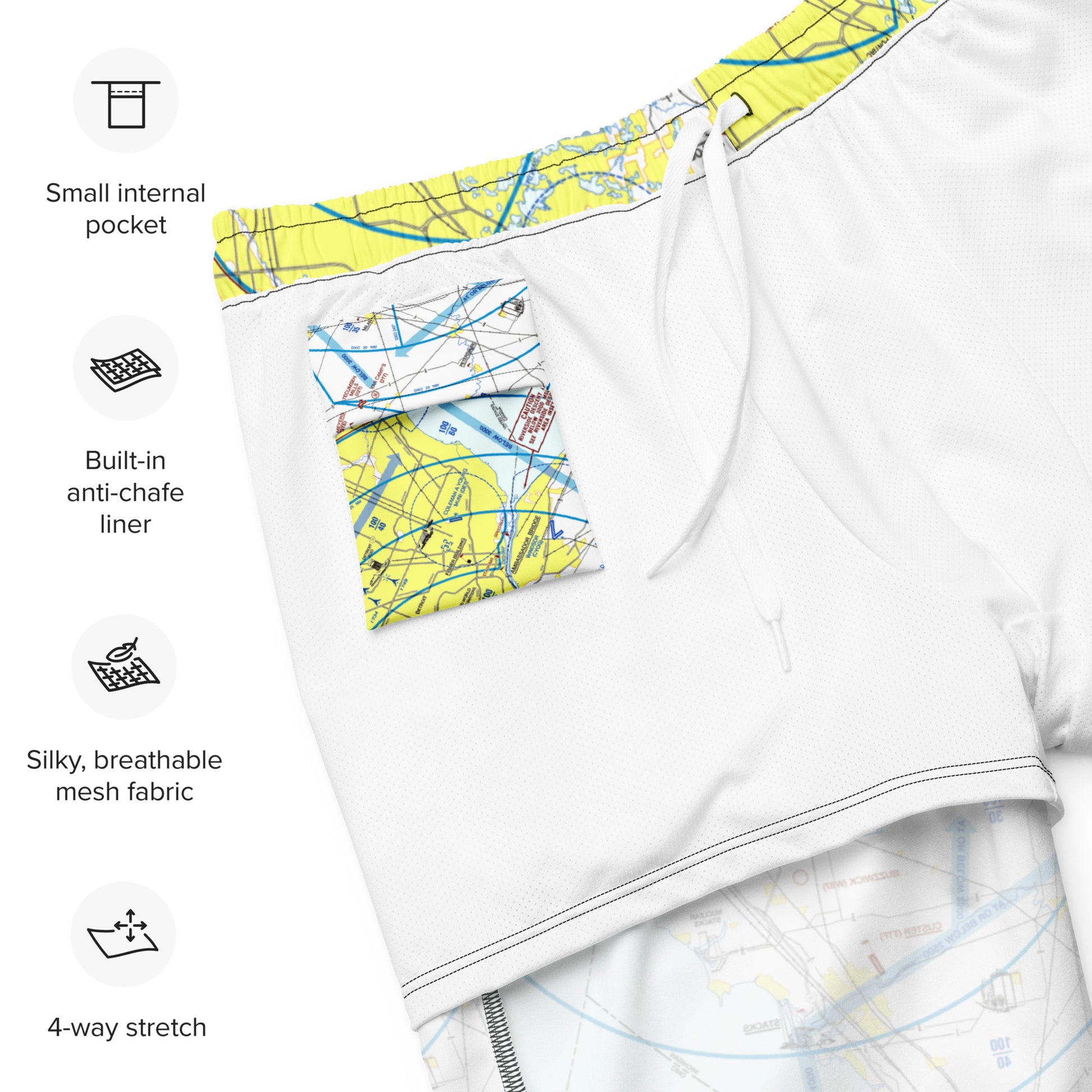 Detroit Flyway Chart - men's swim trunks