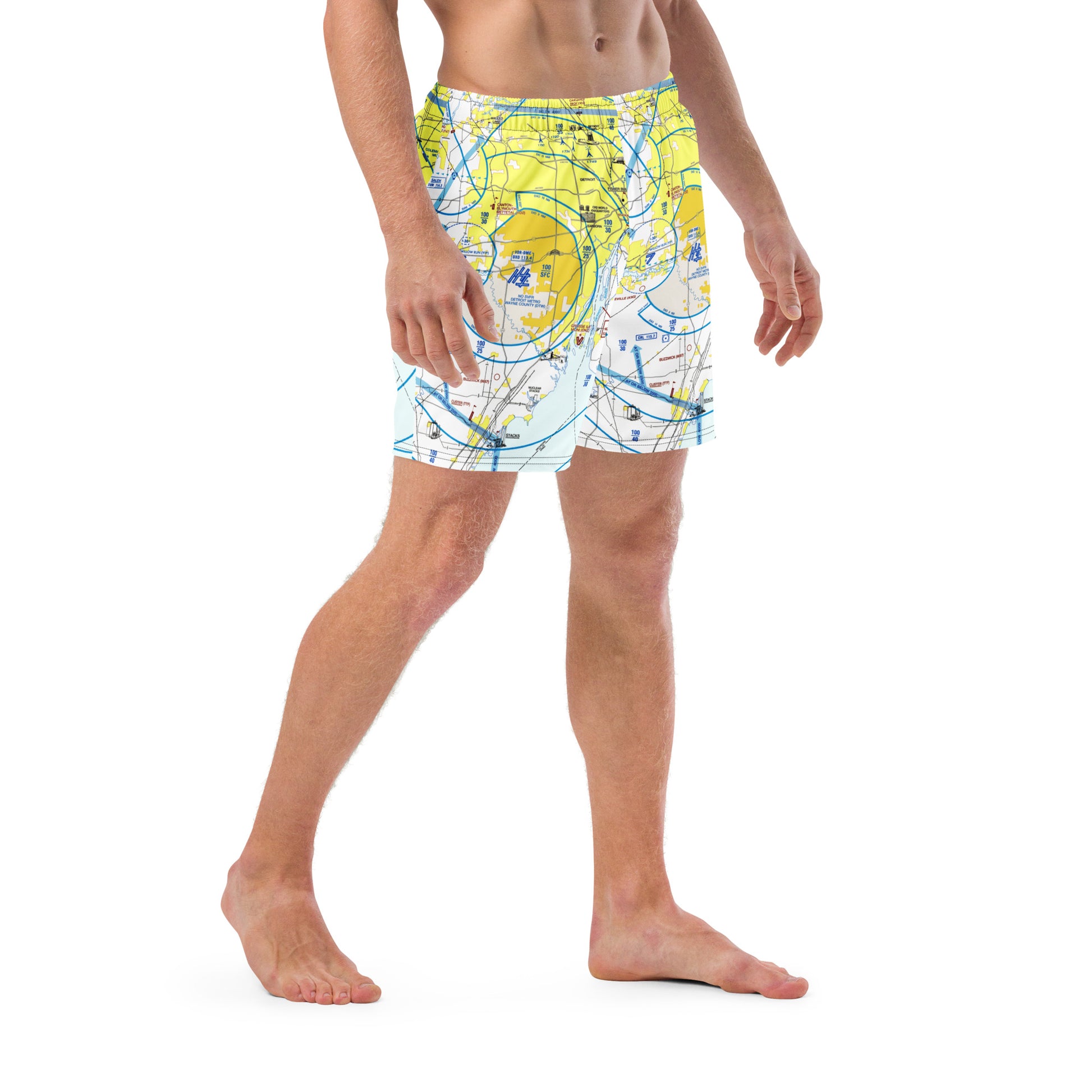 Detroit Flyway Chart - men's swim trunks