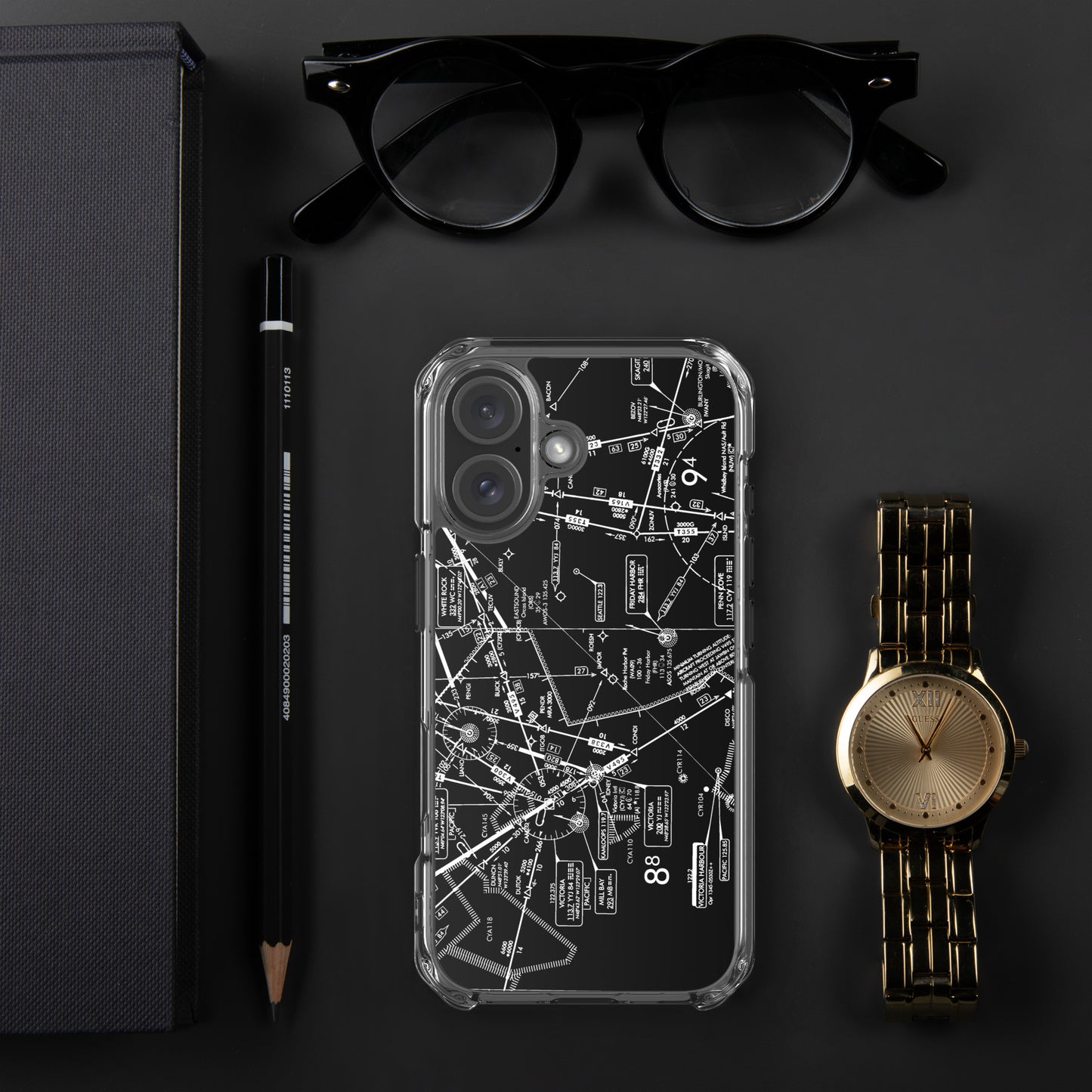 Enroute Low Altitude Chart (ELUS1/b&w) case for iPhone (for iPhone 16 series)