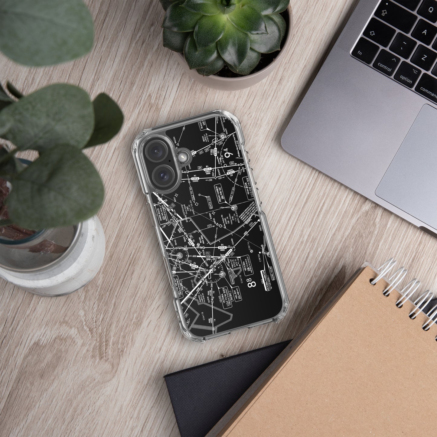 Enroute Low Altitude Chart (ELUS1/b&w) case for iPhone (for iPhone 16 series)