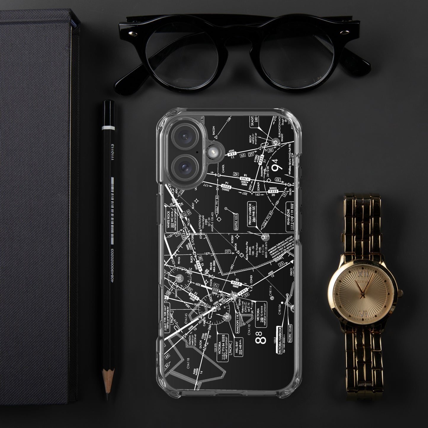Enroute Low Altitude Chart (ELUS1/b&w) case for iPhone (for iPhone 16 series)