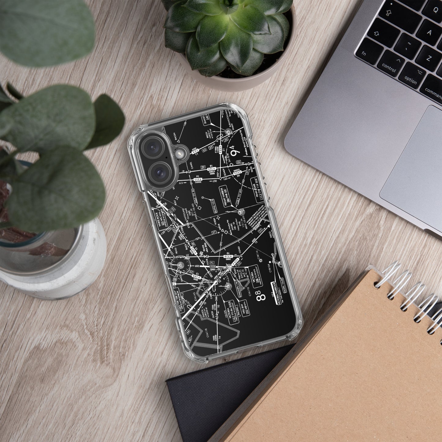 Enroute Low Altitude Chart (ELUS1/b&w) case for iPhone (for iPhone 16 series)