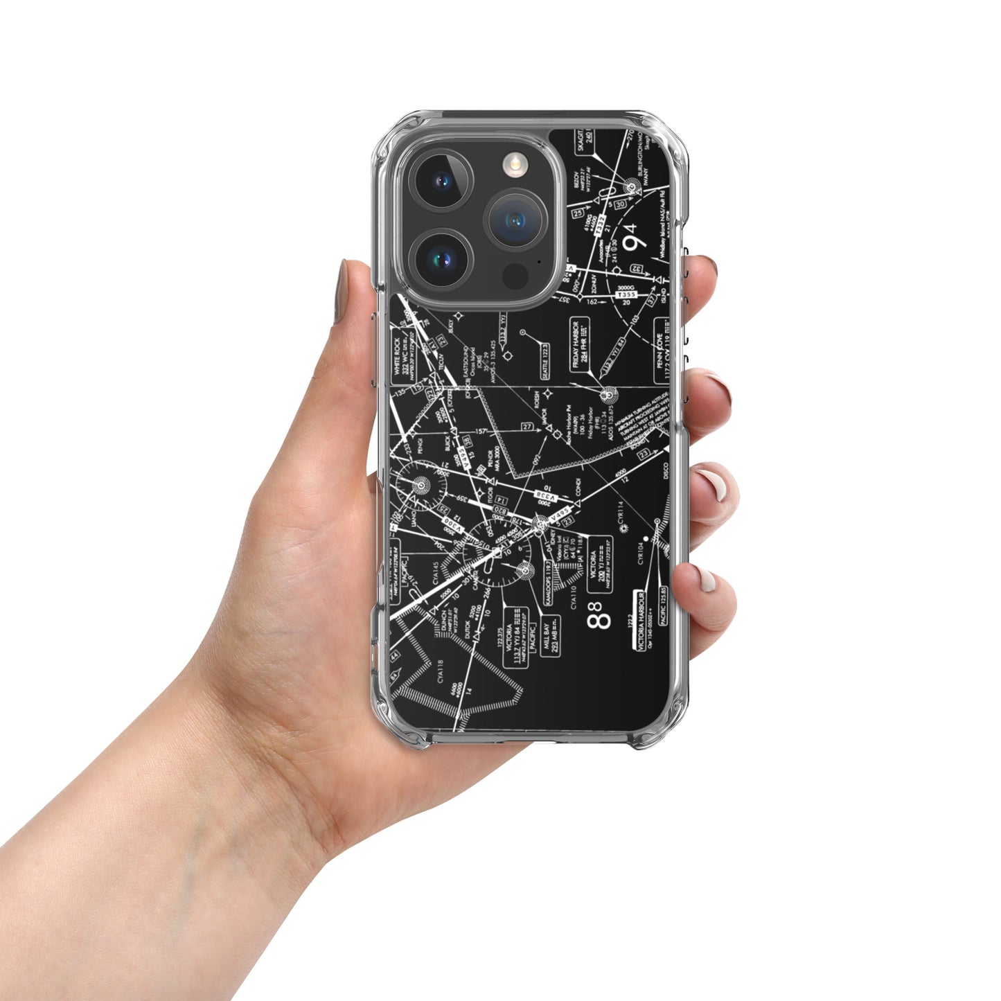 Enroute Low Altitude Chart (ELUS1/b&w) case for iPhone (for iPhone 16 series)