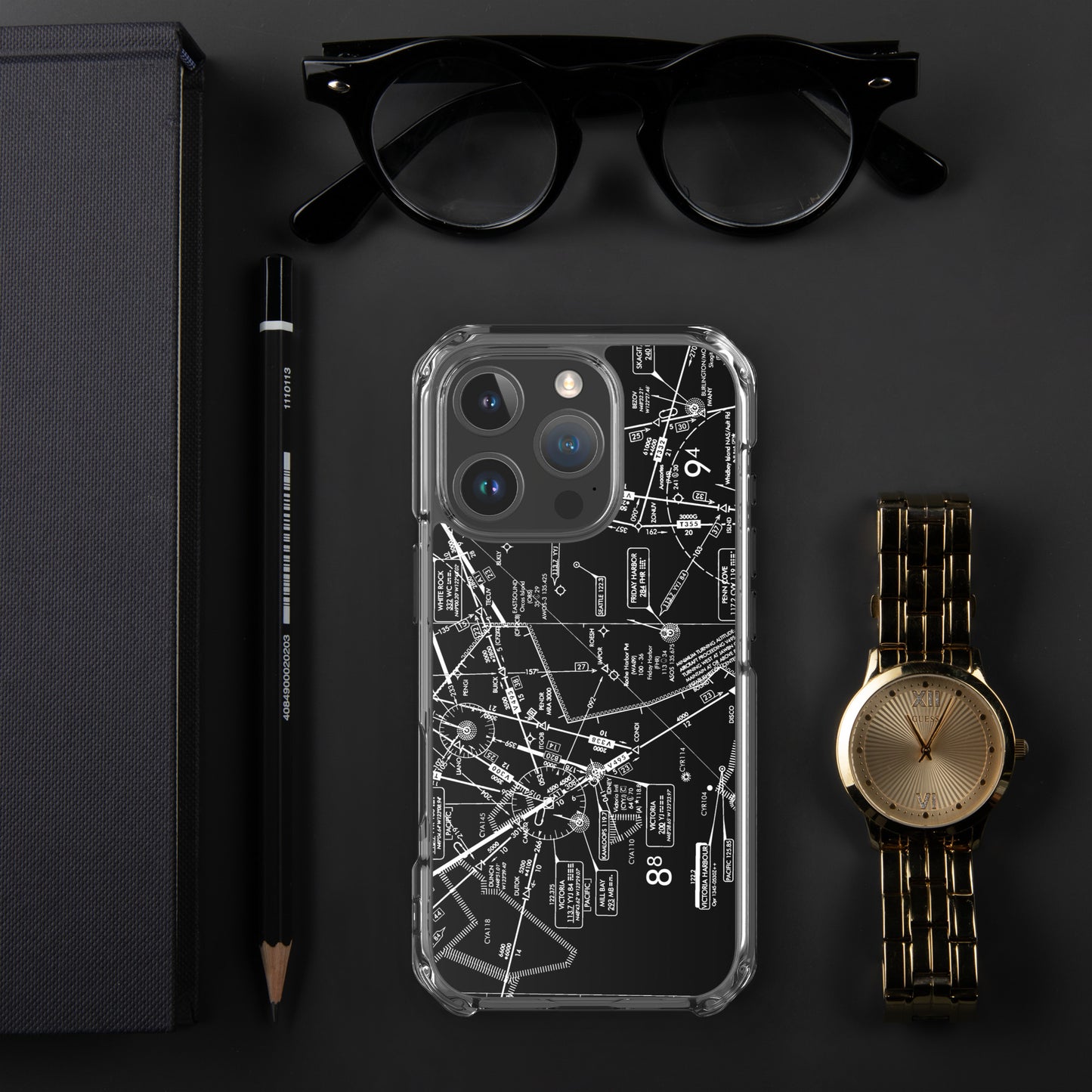 Enroute Low Altitude Chart (ELUS1/b&w) case for iPhone (for iPhone 16 series)