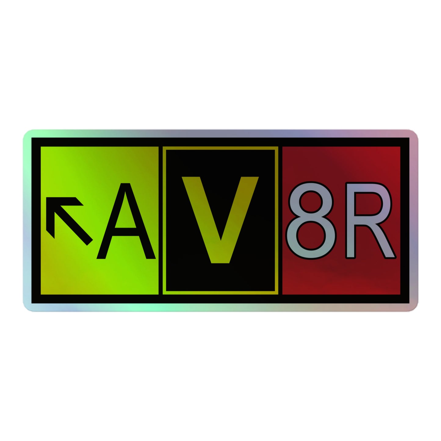 Aviator - AV8R - holographic stickers
