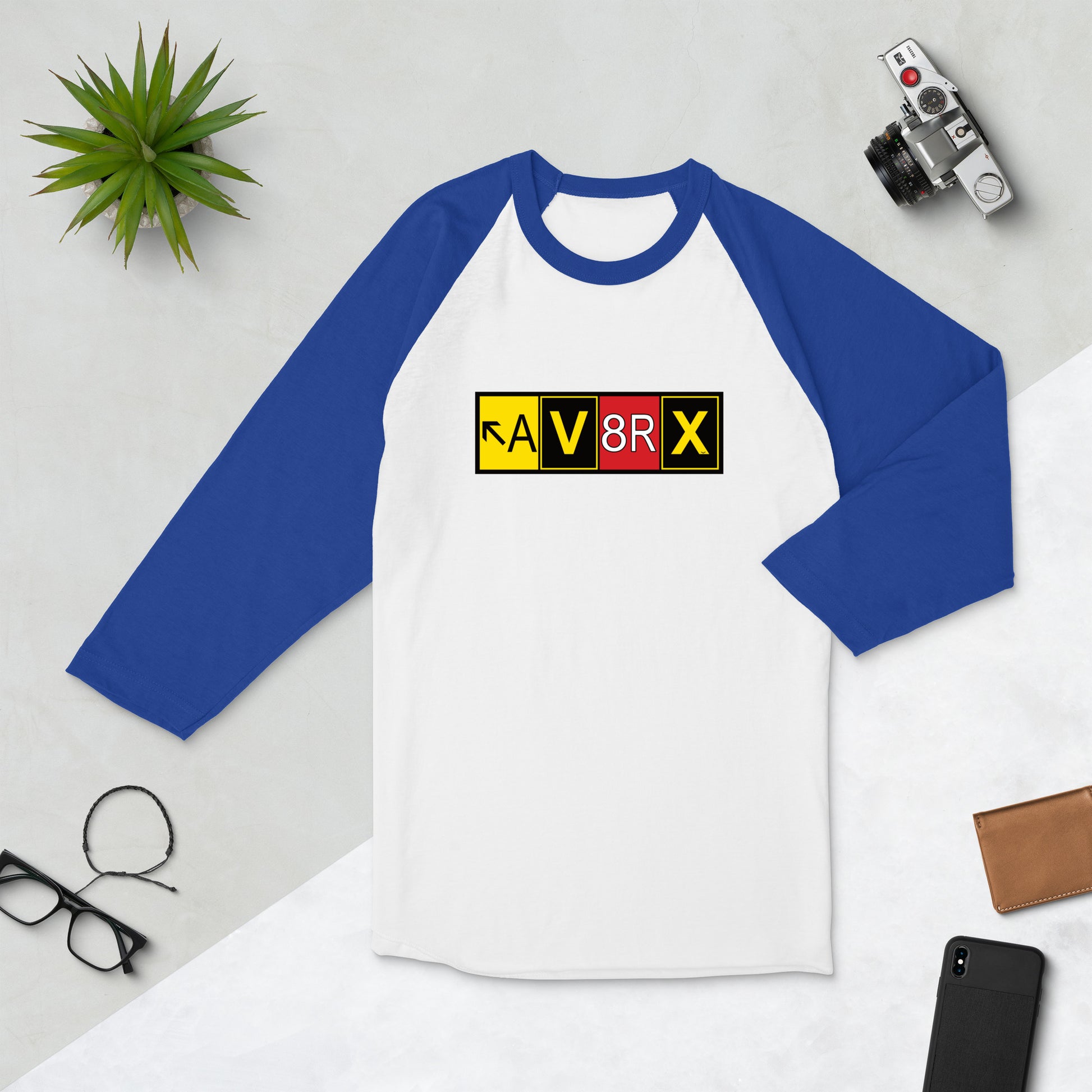 Aviatrix - AV8RX - women's 3/4 sleeve raglan shirt