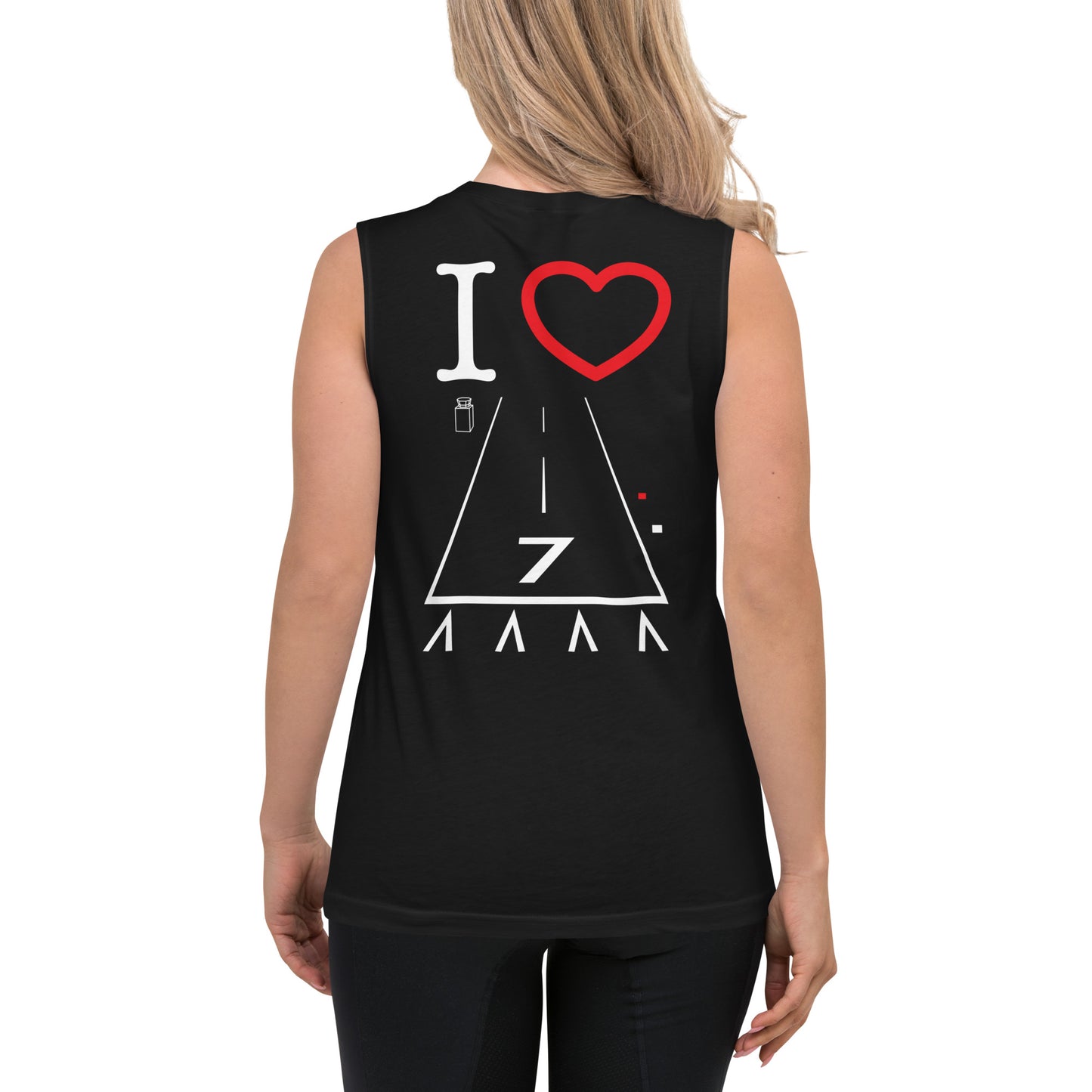 Hawthorne Airport Runway 25 / Runway 7 Muscle Shirt