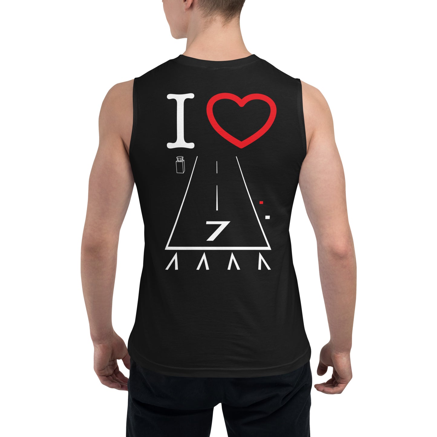Hawthorne Airport Runway 25 / Runway 7 Muscle Shirt