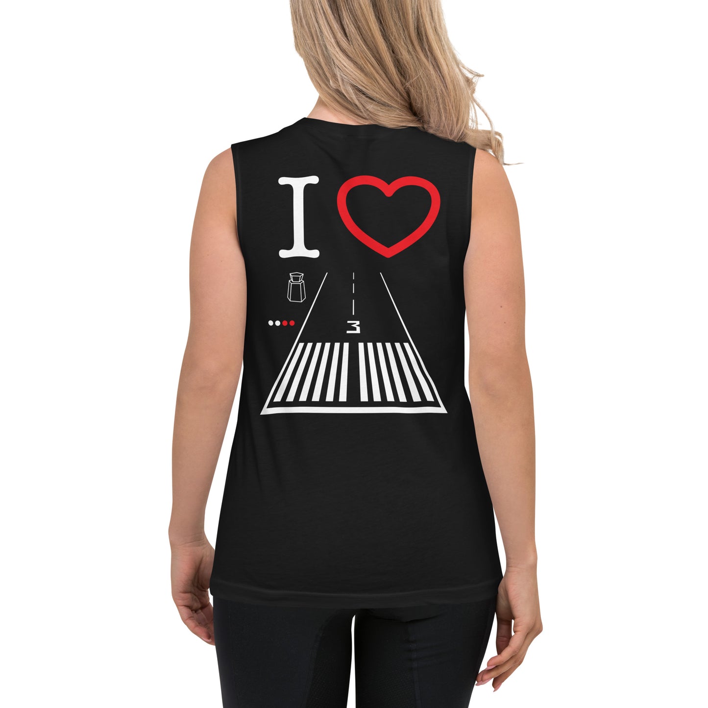 Santa Monica Airport Runway 21 / 3 Muscle Shirt
