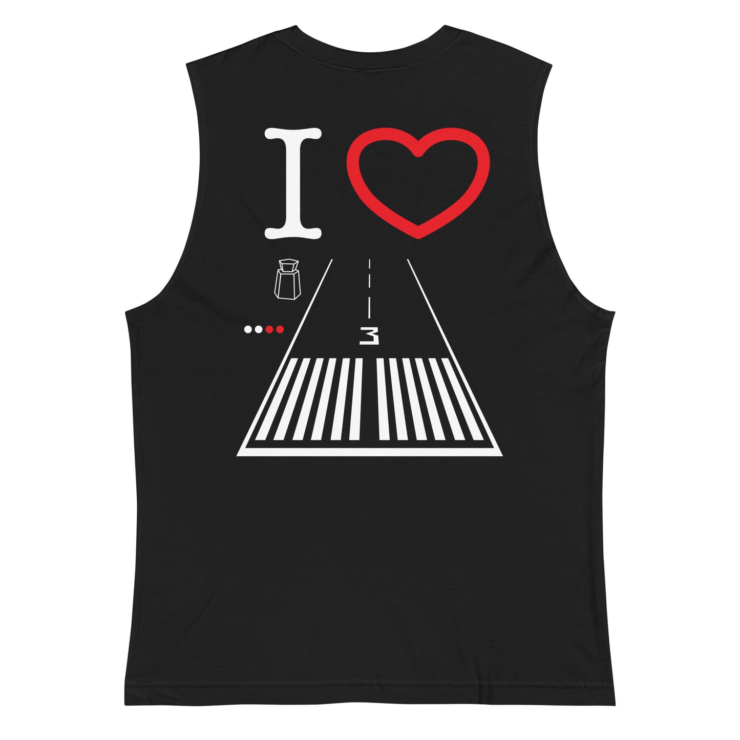 Santa Monica Airport Runway 21 / 3 Muscle Shirt