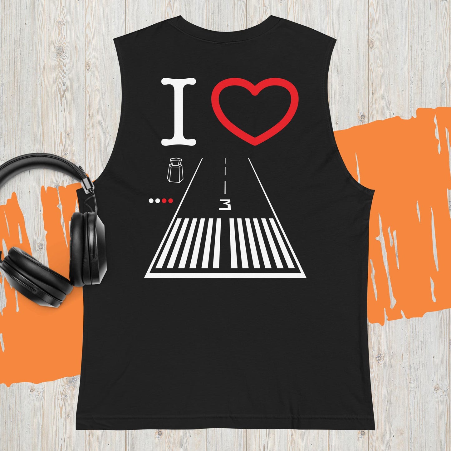 Santa Monica Airport Runway 21 / 3 Muscle Shirt