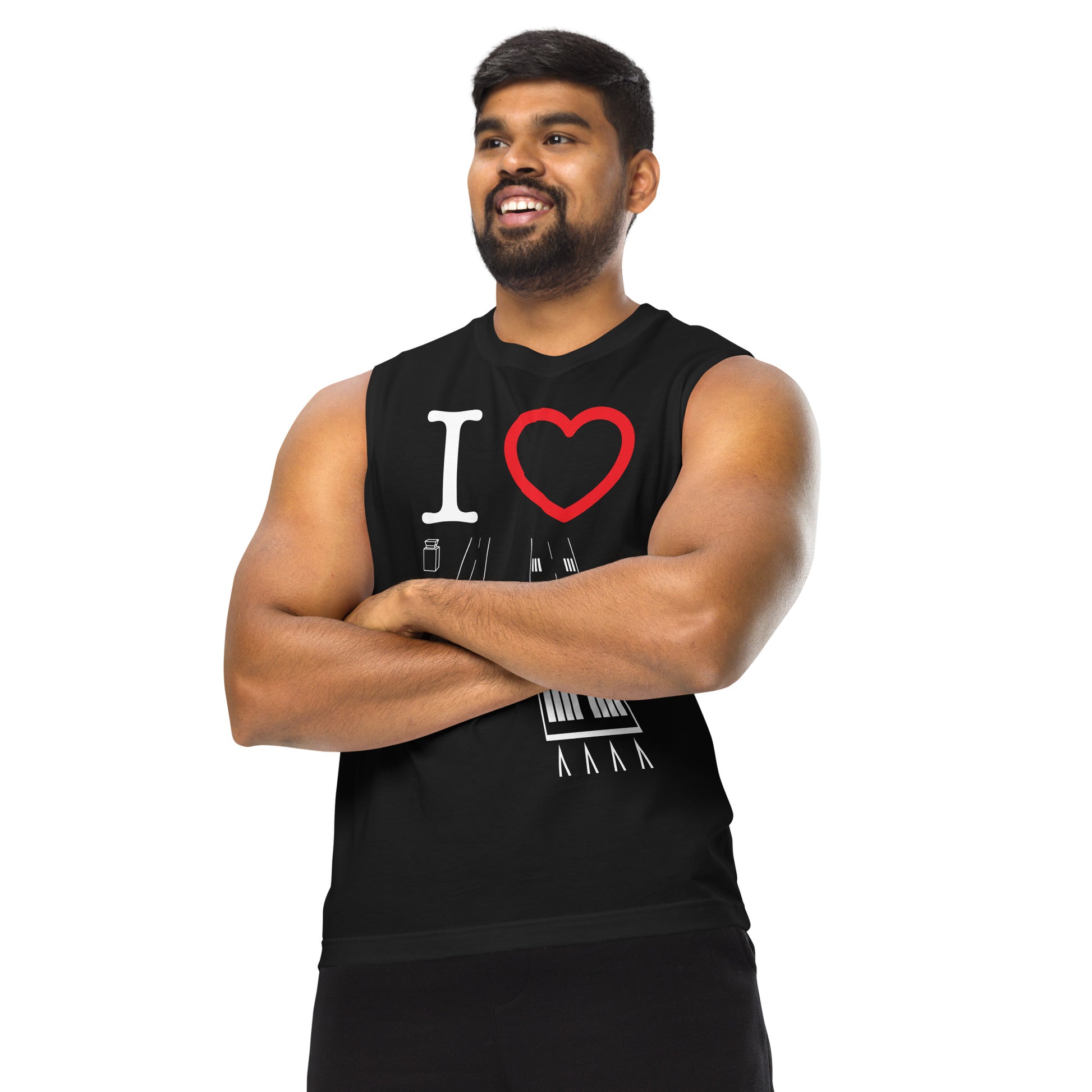 Torrance Airport Runways 29L - 29R / 11L - 11R Muscle Shirt