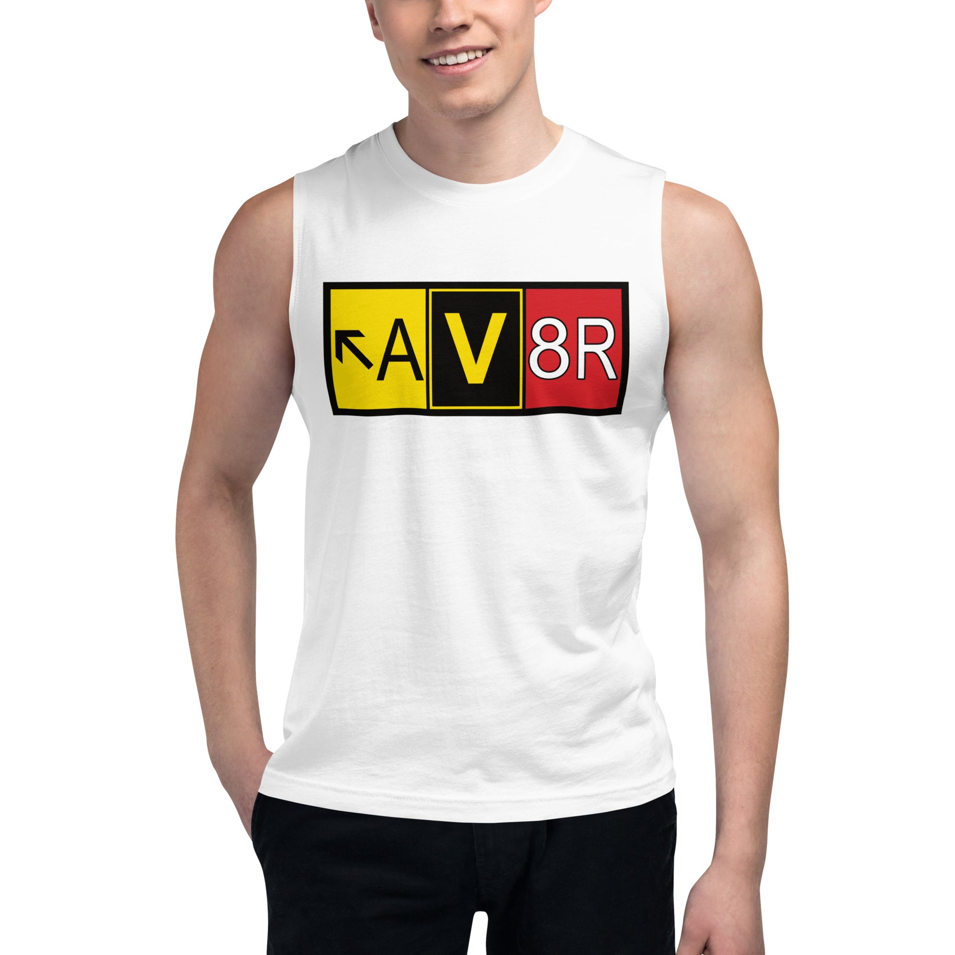 AV8R Muscle Shirt (white)