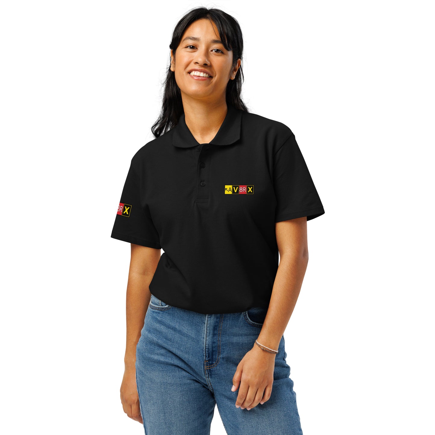 Aviatrix - AV8RX - women's premium pique polo shirt