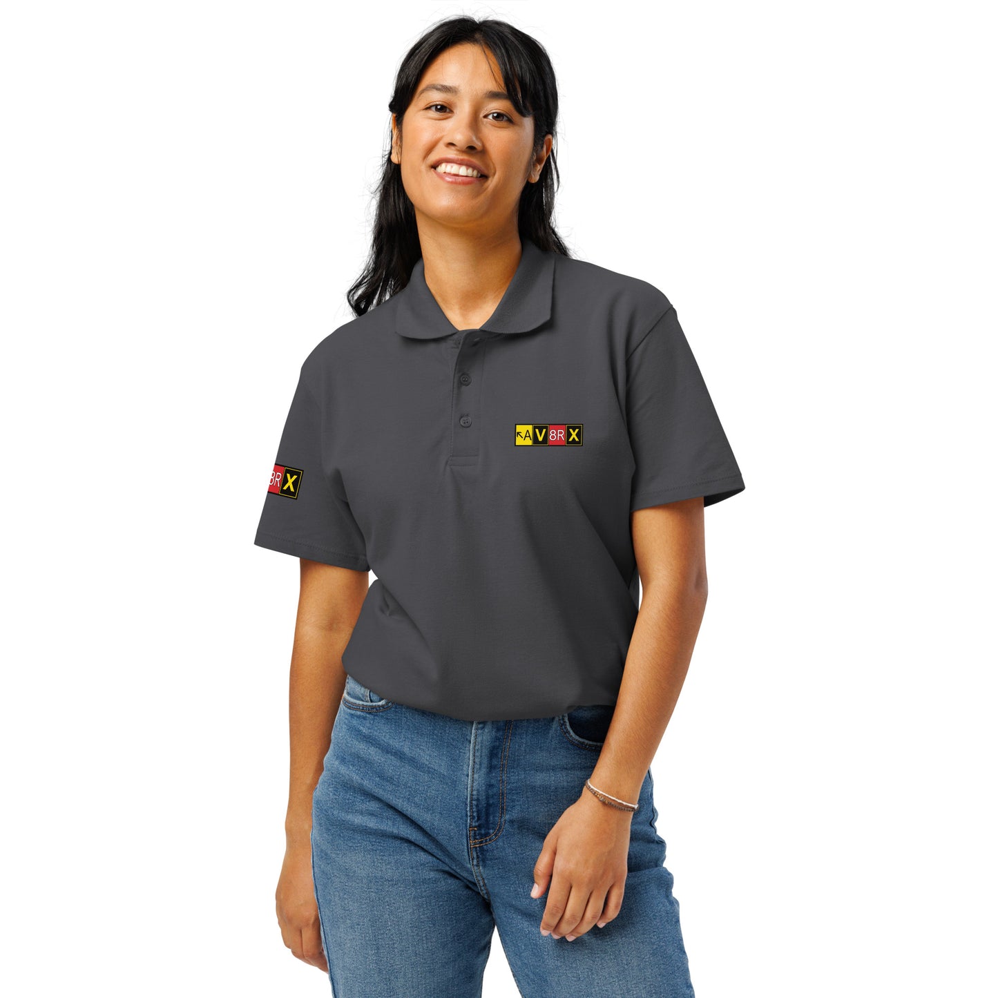 Aviatrix - AV8RX - women's premium pique polo shirt