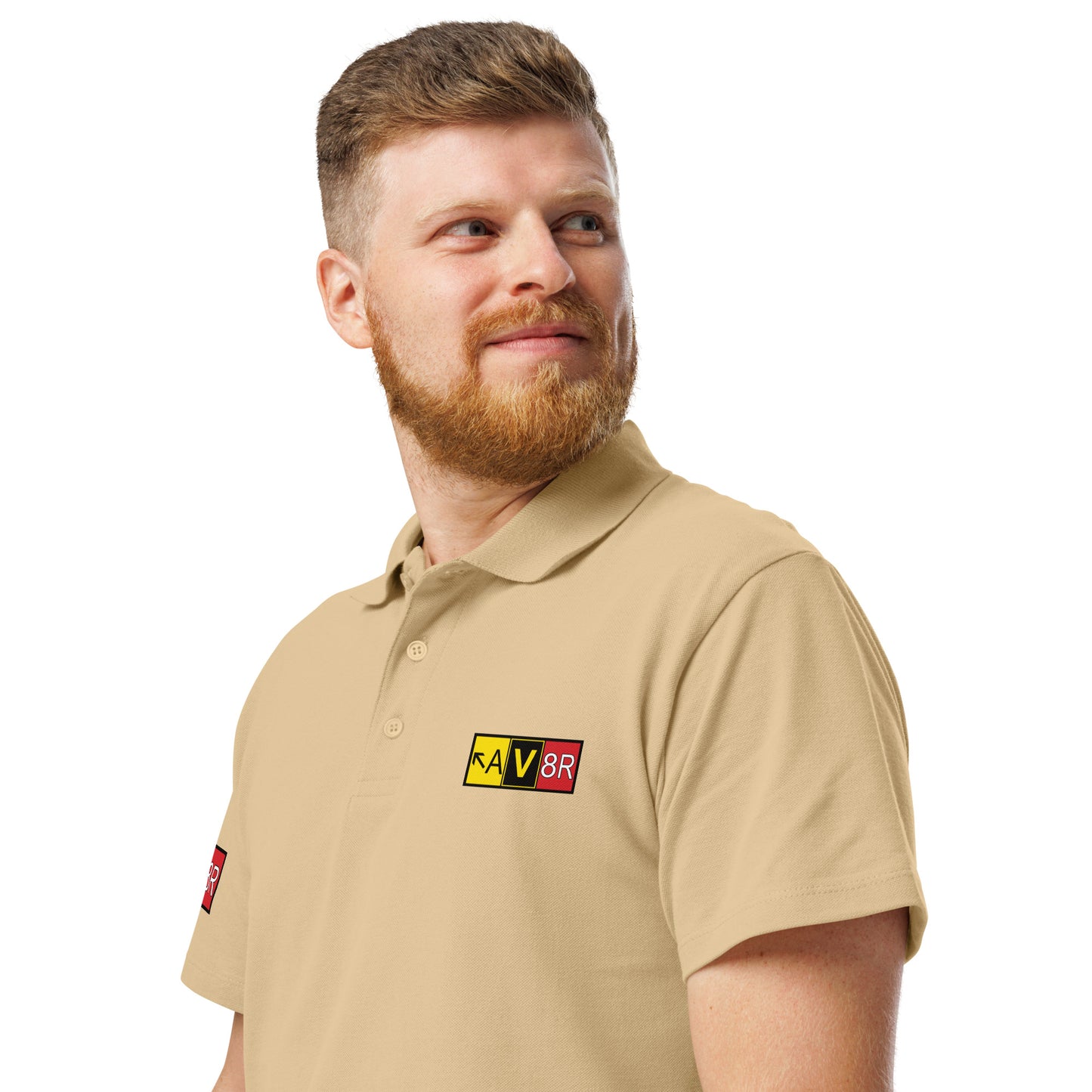 Aviator - AV8R - men's premium pique polo shirt