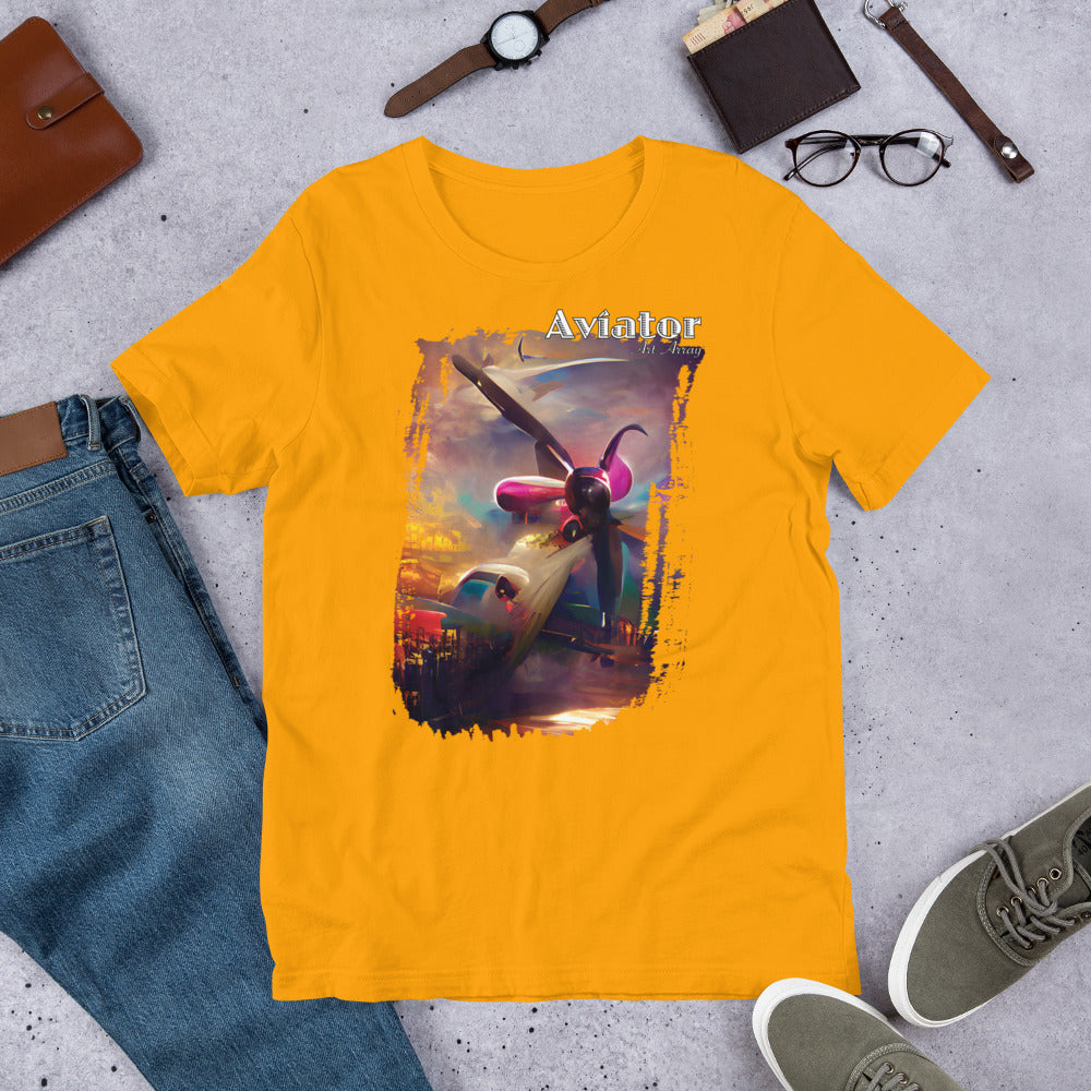 Aviator Art No. 2 short-sleeve unisex T-shirt
