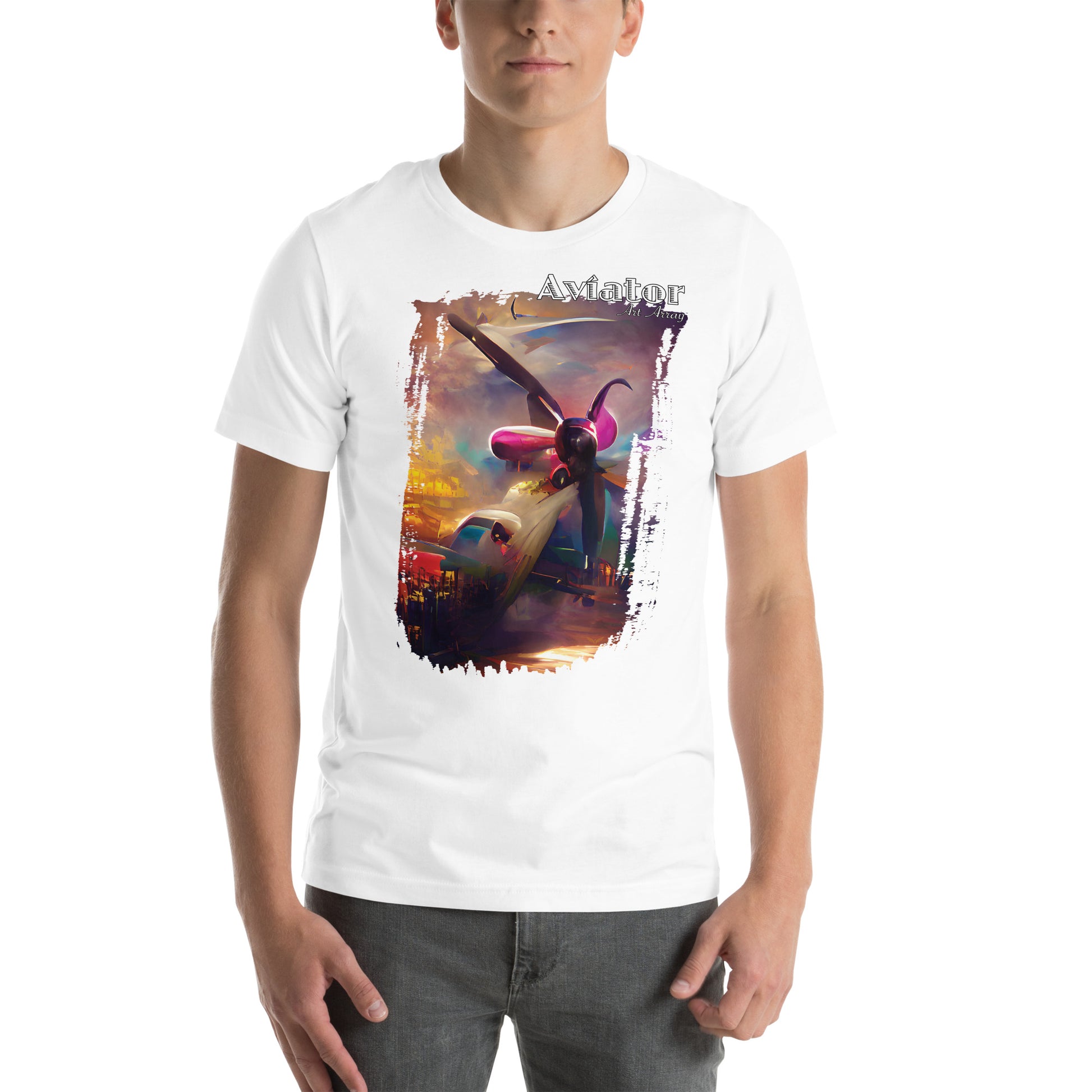 Aviator Art No. 2 short-sleeve unisex T-shirt
