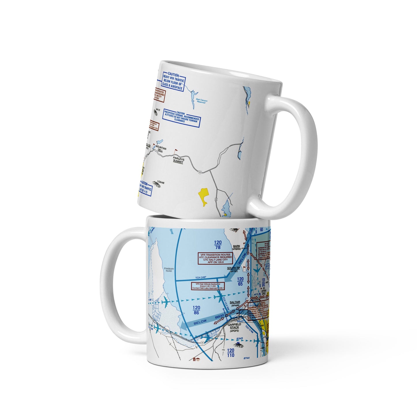 Salt Lake City Flyway Chart mug