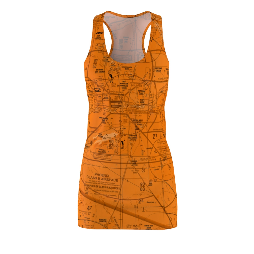 Phoenix TAC Chart - racerback dress (orange)