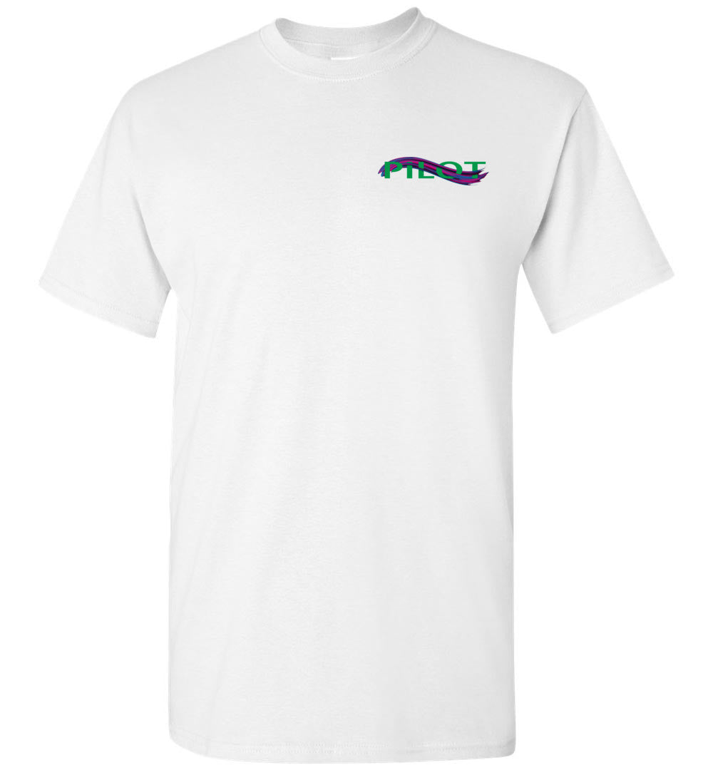 Student Pilots Solo - short-sleeve unisex T-shirt (green/purple)