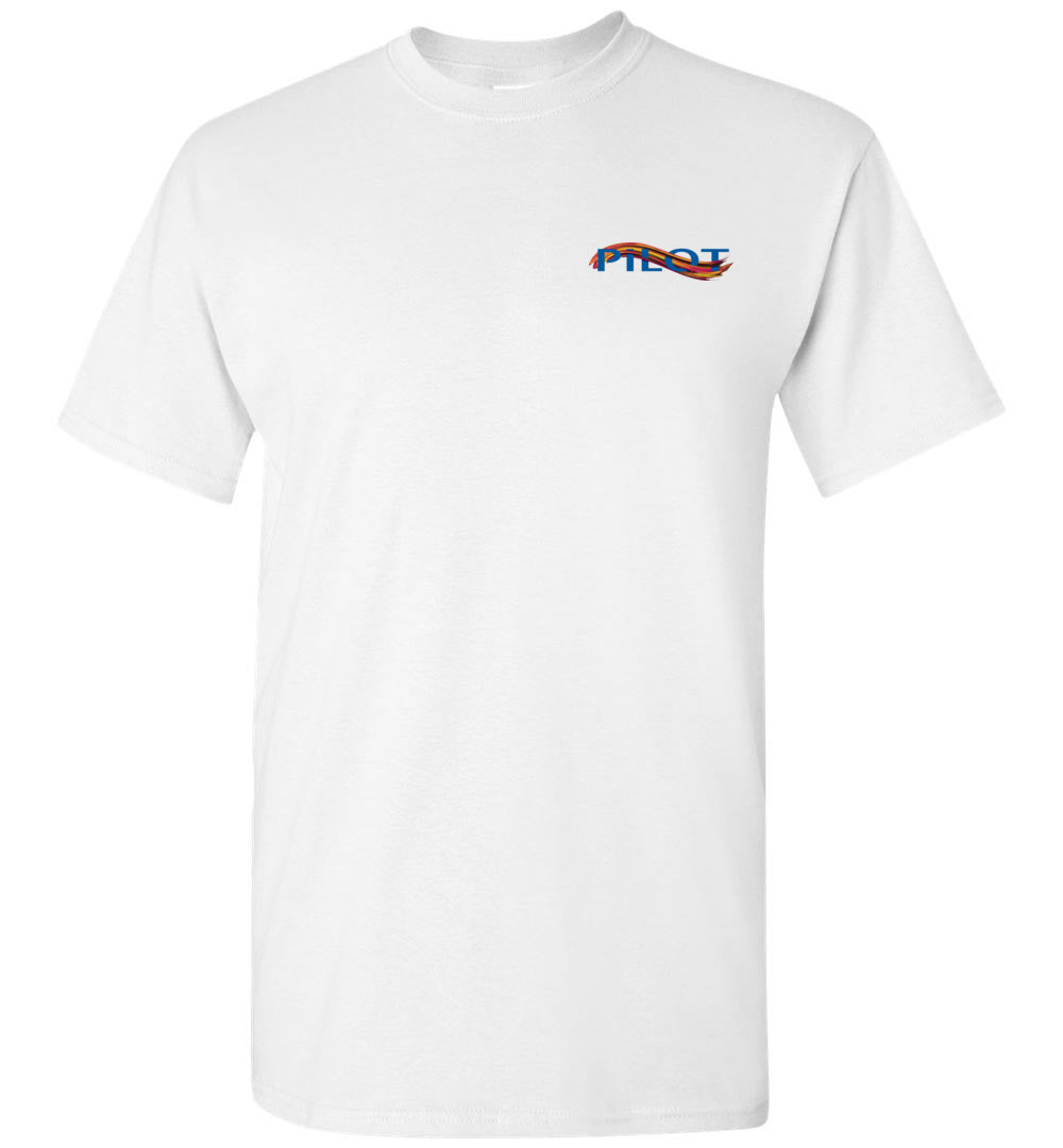 Student Pilots Solo - short-sleeve unisex T-shirt (blue/yellow)