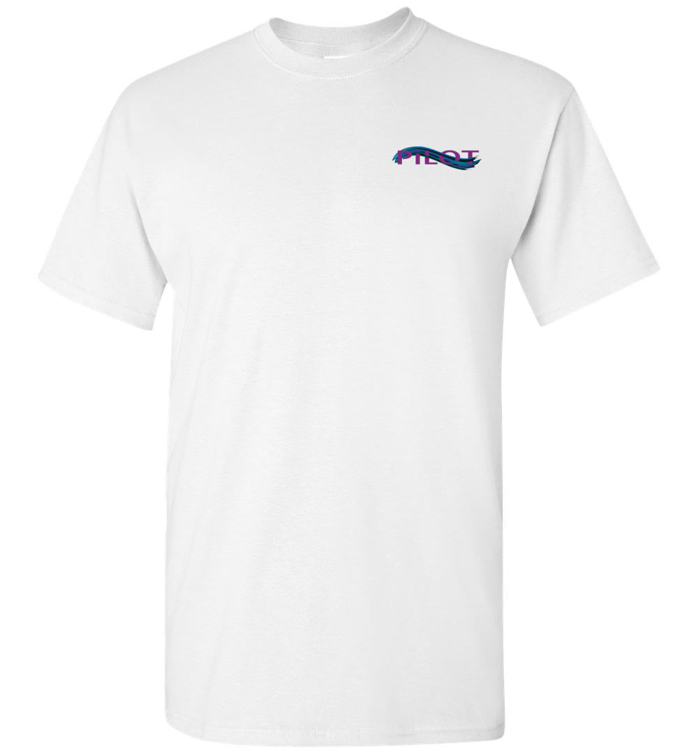 Student Pilots Solo - short-sleeve unisex T-shirt (purple/blue)