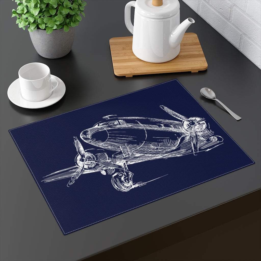 Kitchen placemat - Aero 1 (blue)