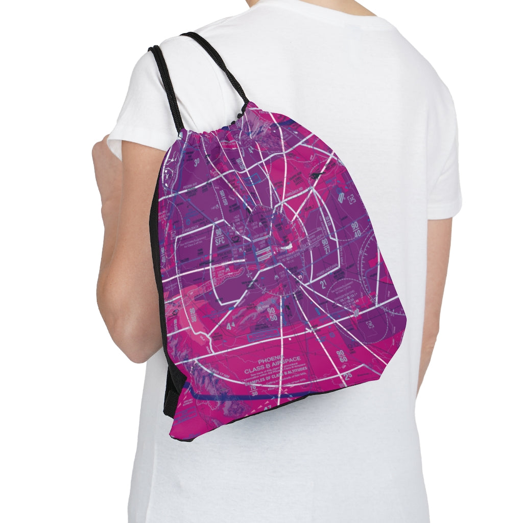 Phoenix TAC Chart drawstring bag (purple)