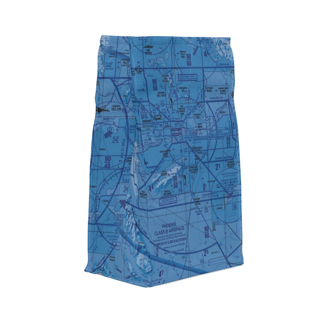 Phoenix TAC Chart polyester lunch bag (blue)