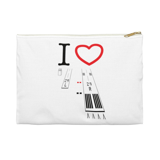 Torrance Airport Runways 29L - 29R / 11L - 11R Accessory Pouch