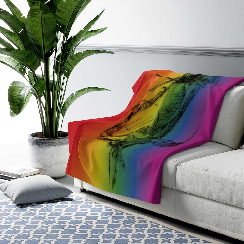 Aero 1 sherpa fleece blanket